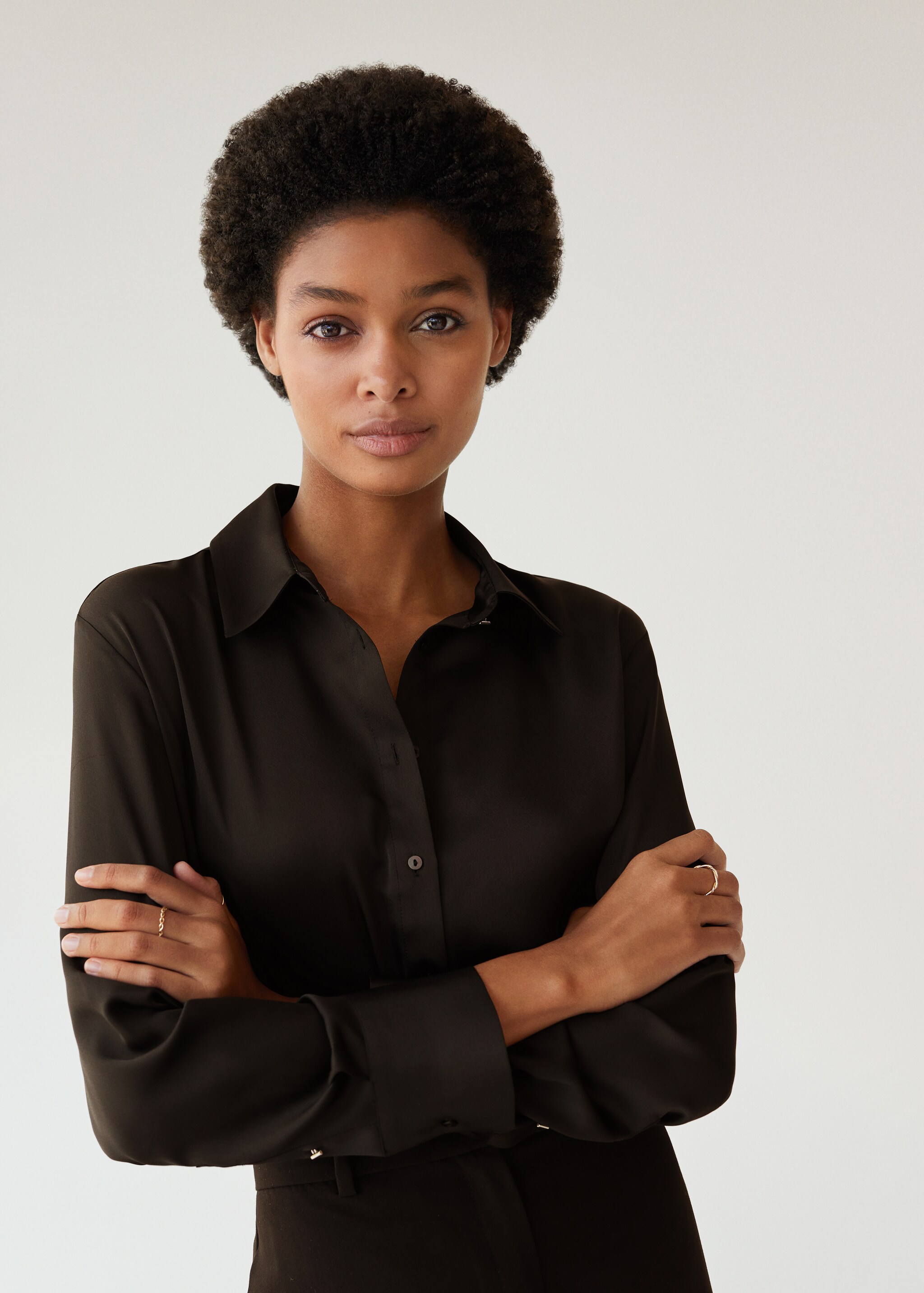 Satin shirt - Medium plane