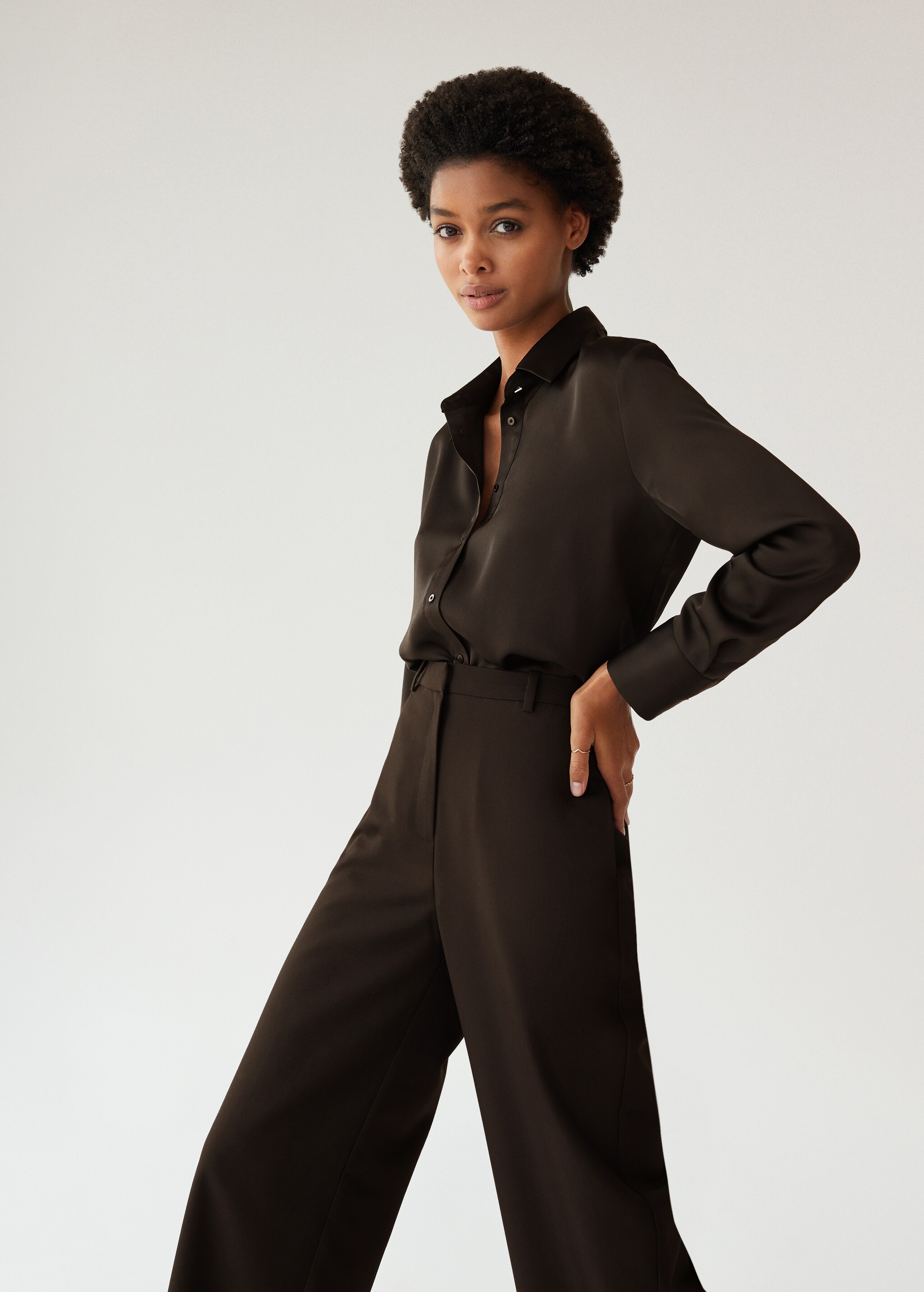 Satin shirt - Details of the article 2