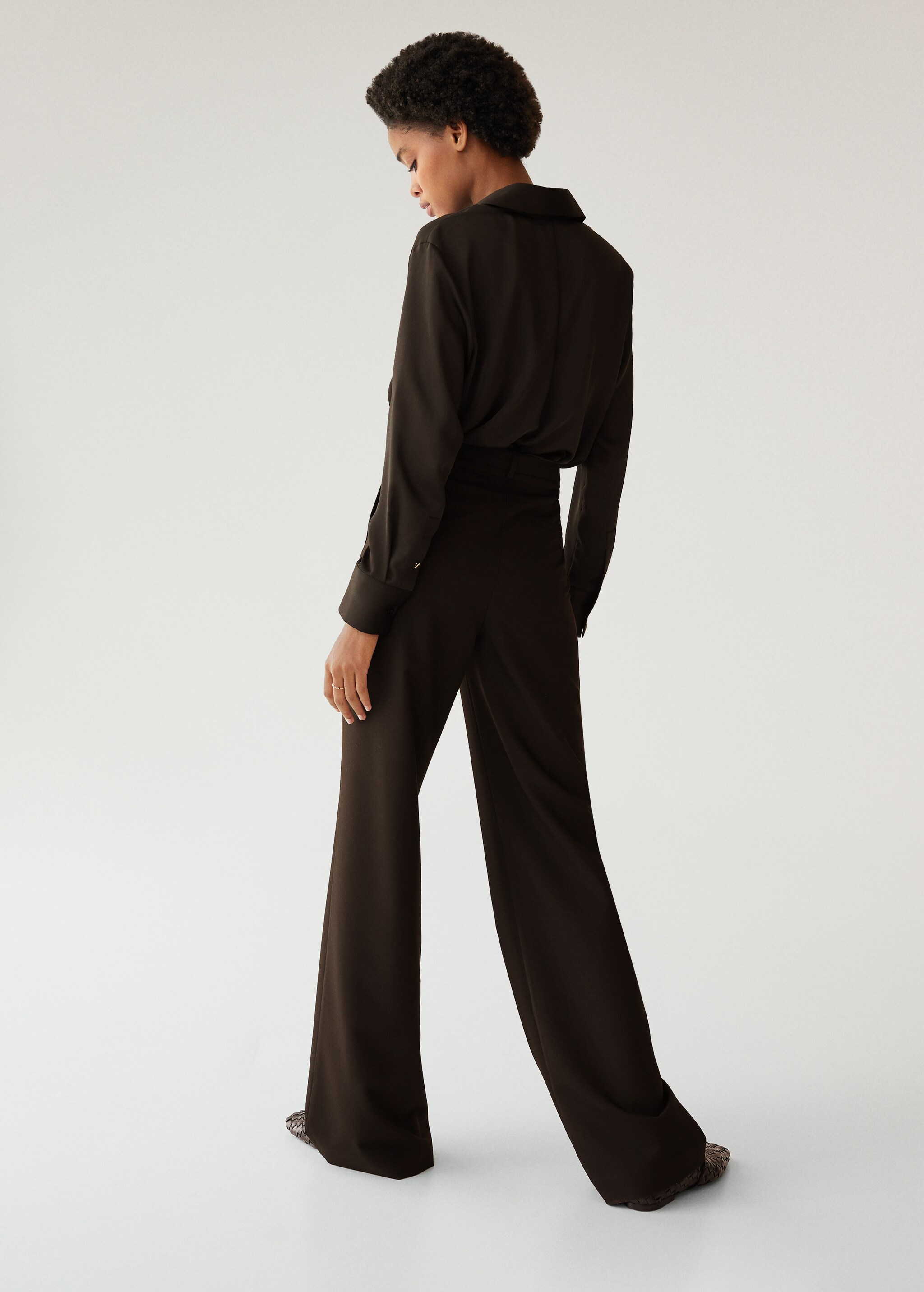 Satin shirt - Reverse of the article