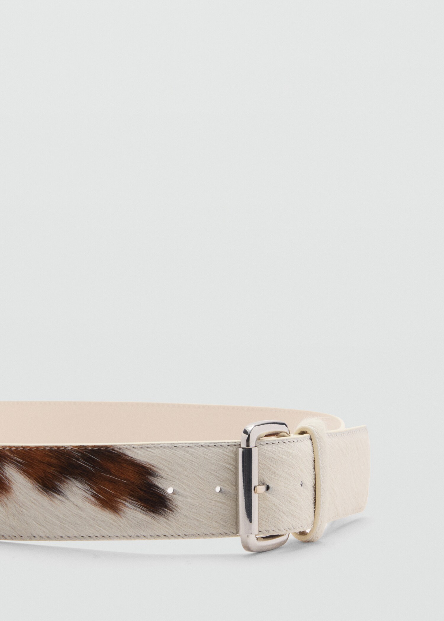 Ceinture cuir boucle - Plan moyen