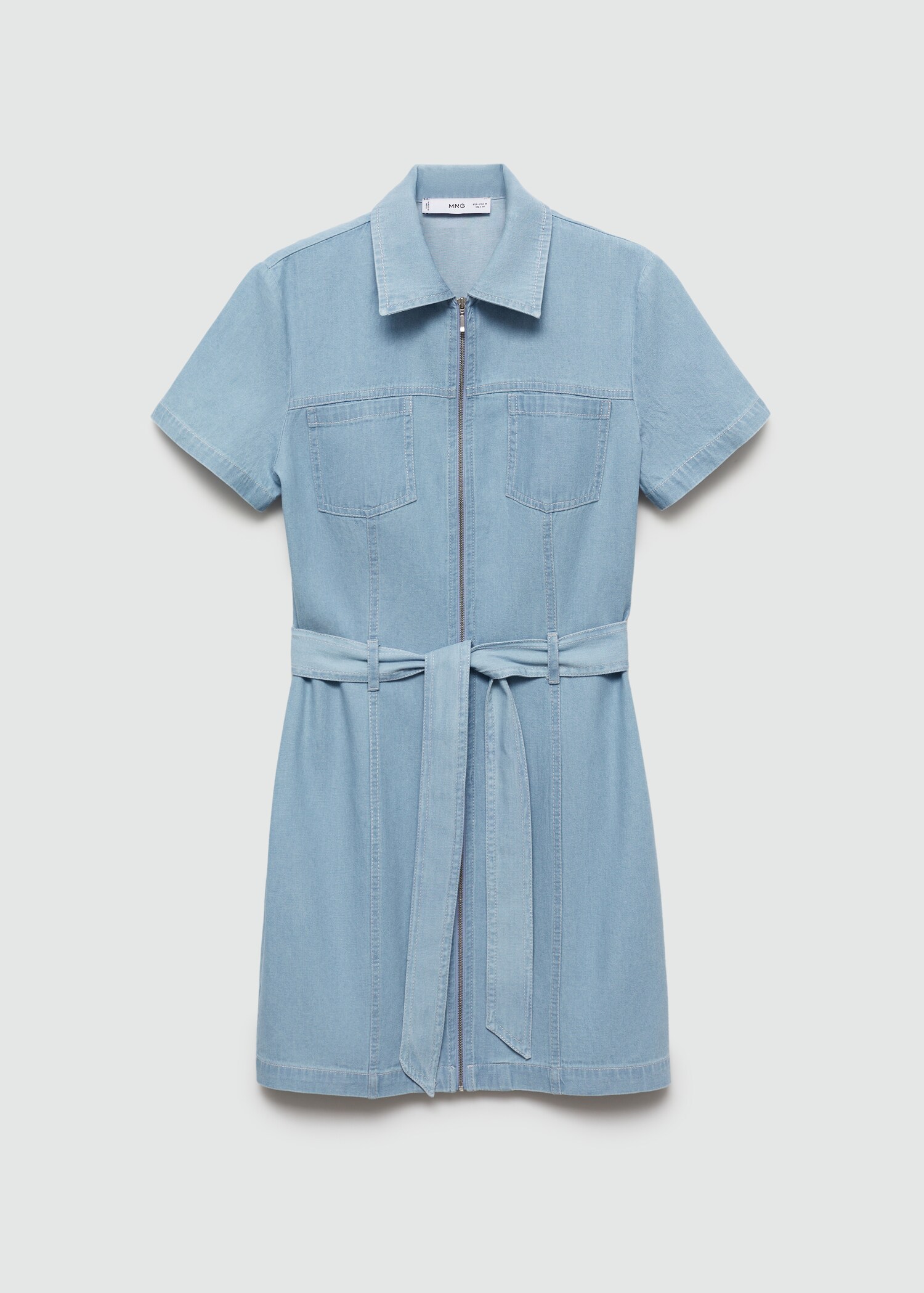 Robe en jean ceinture - Article sans modèle