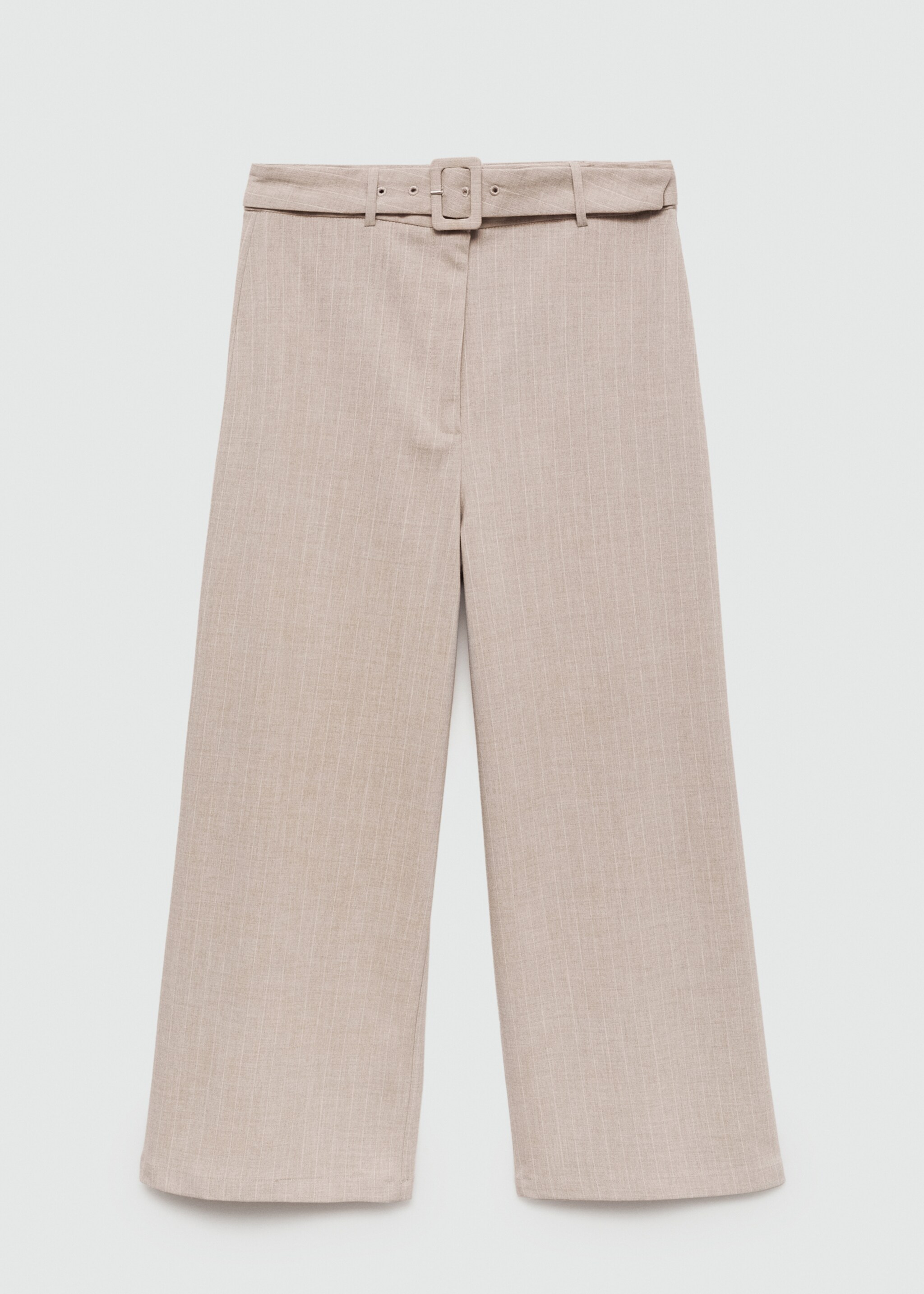 Chalk-stripe straight trousers - Article without model