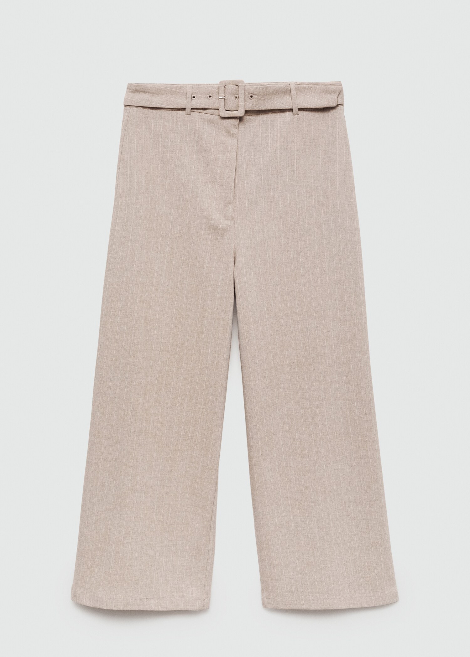 Chalk-stripe straight trousers - Article without model