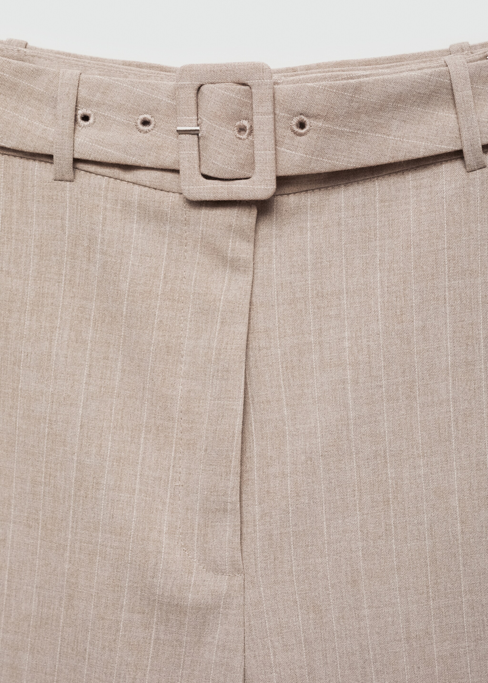 Chalk-stripe straight trousers - Details of the article 8