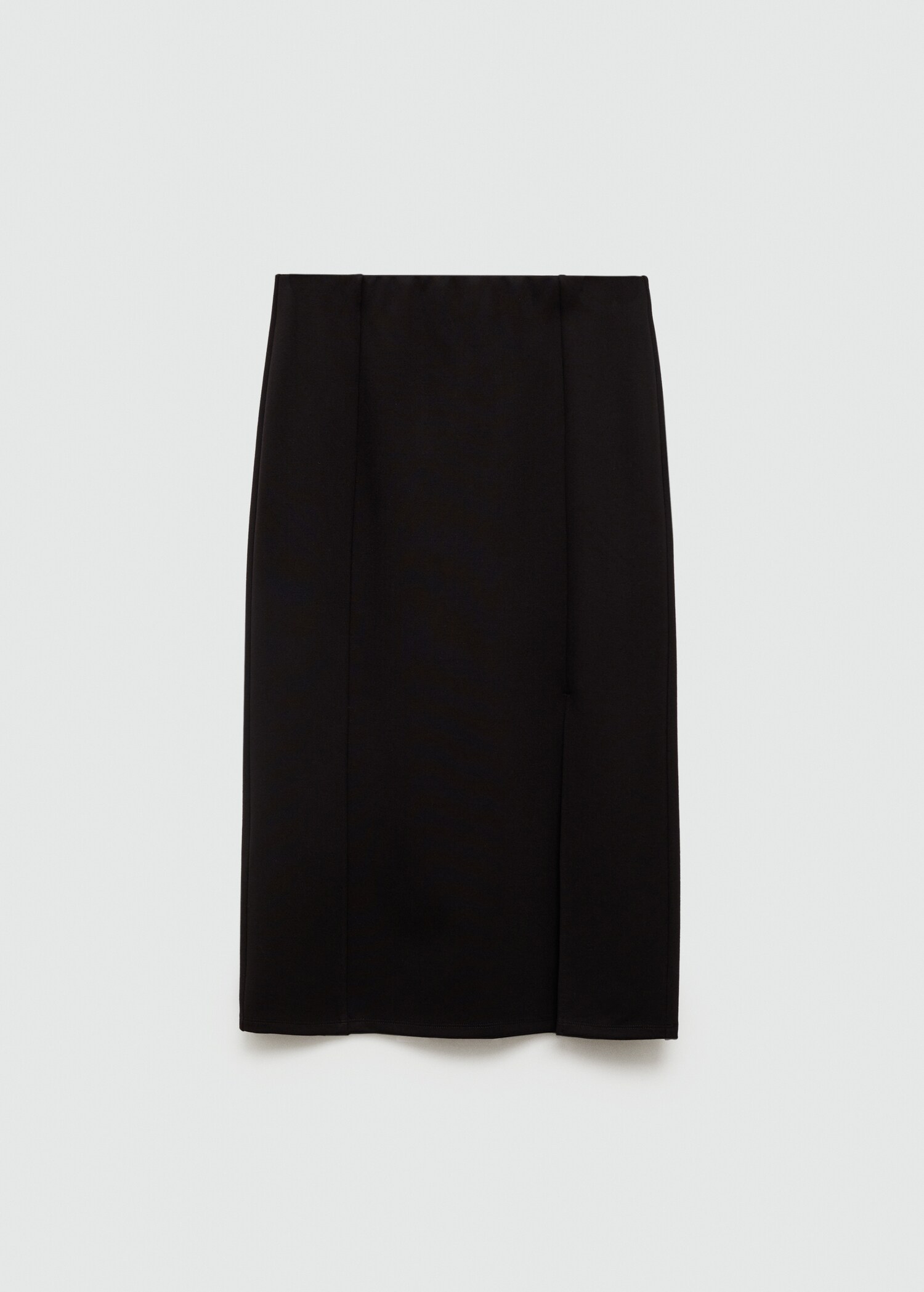 Pencil skirt with Rome-knit opening - Article without model