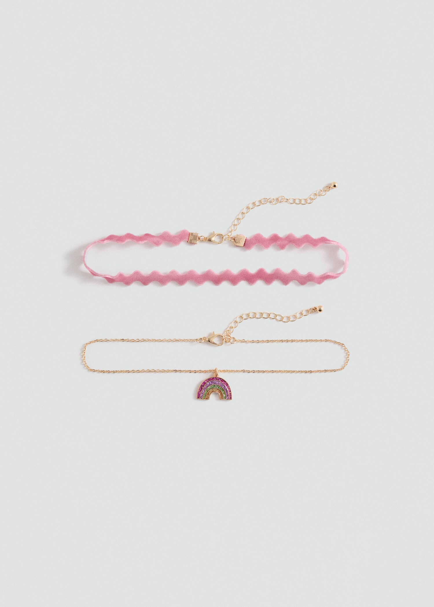Pack of 2 rainbow necklaces - Article without model