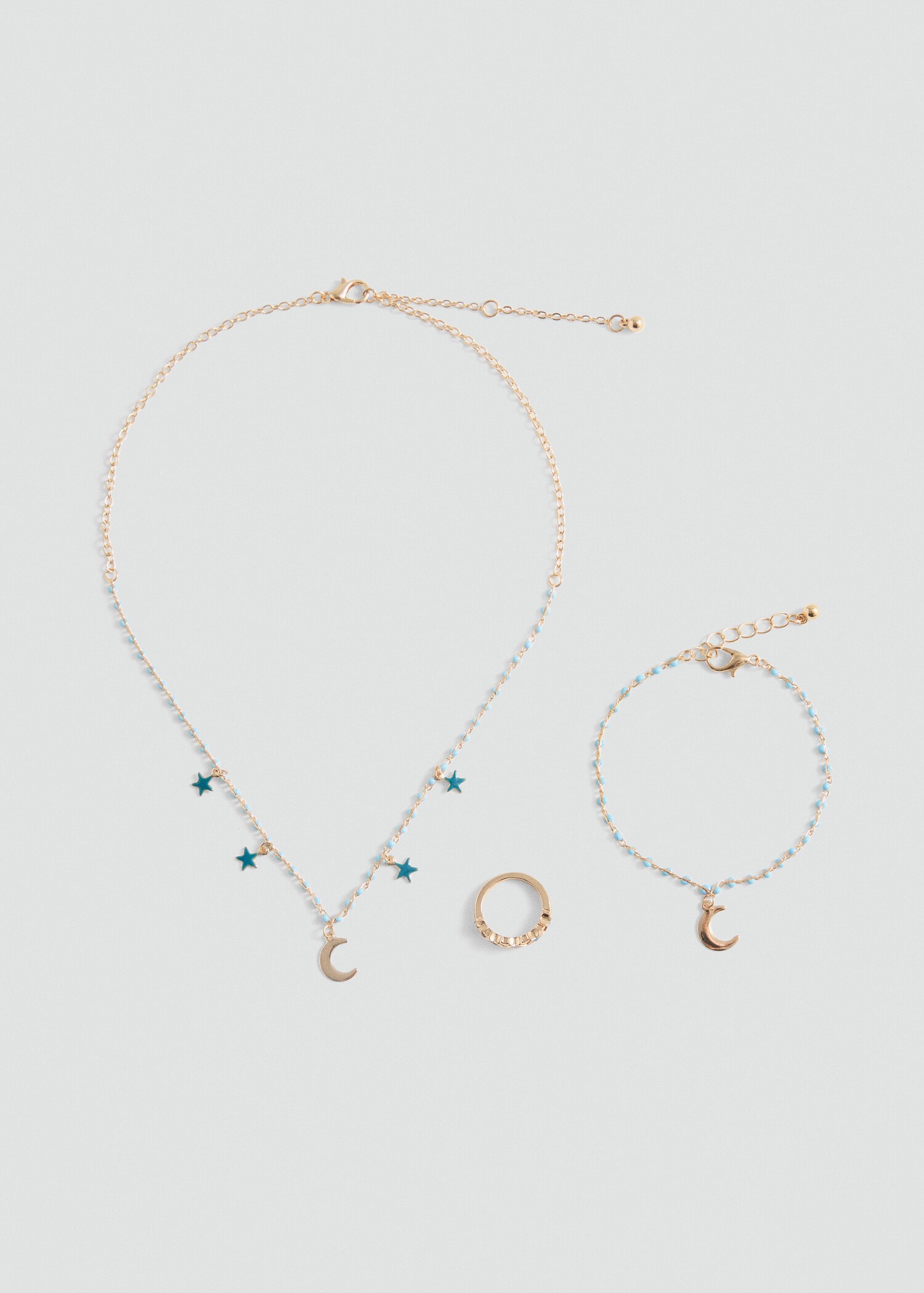 Ensemble collier, bracelet et bague - Article sans modèle