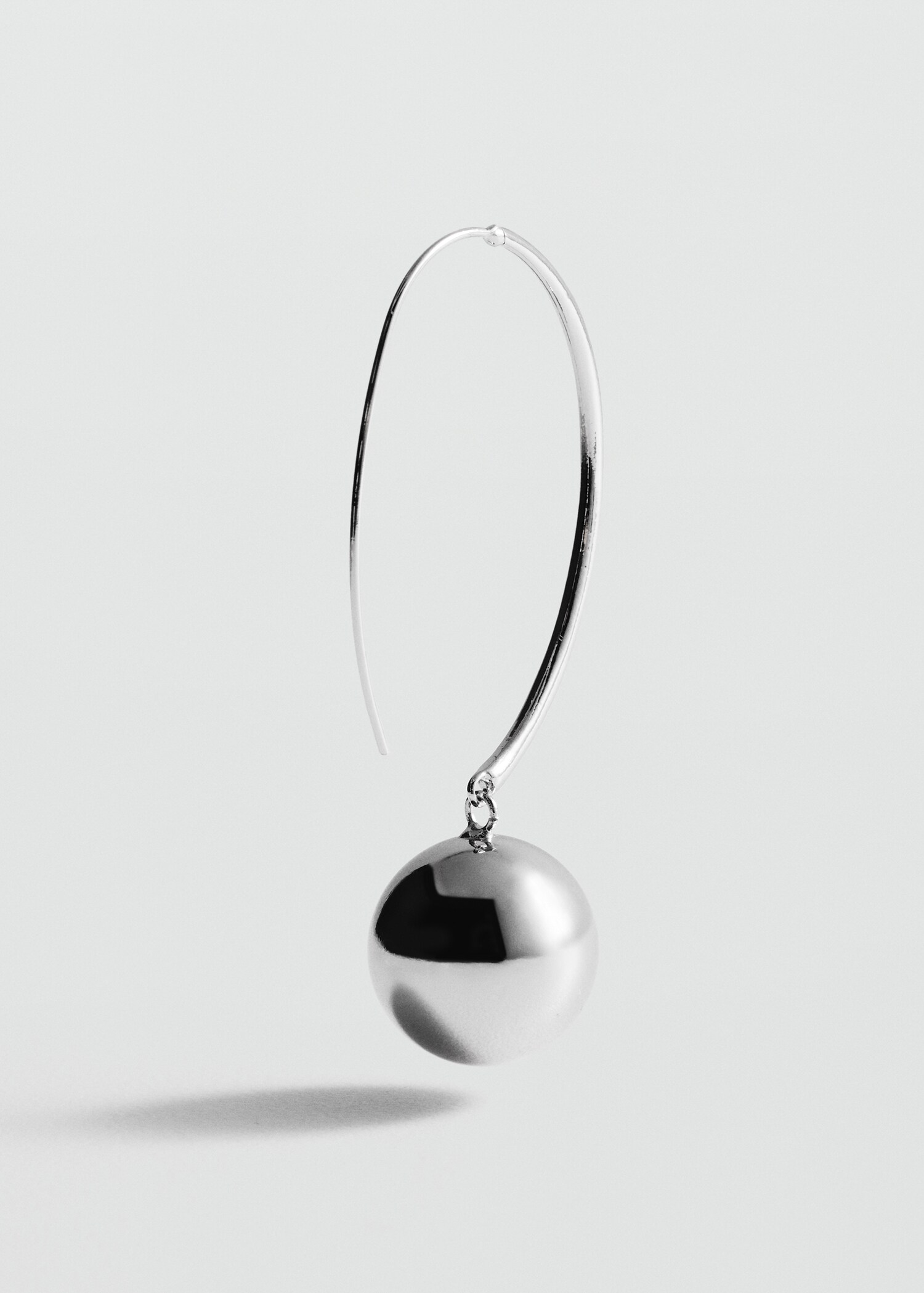 Lange oorbellen met hanger - Middenvlak
