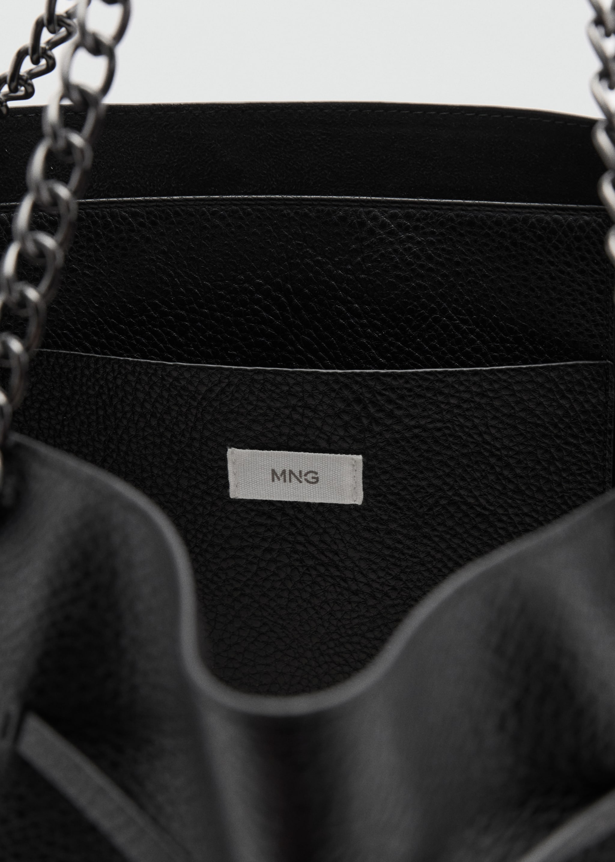 Leather-effect shopper bag - Details of the article 2