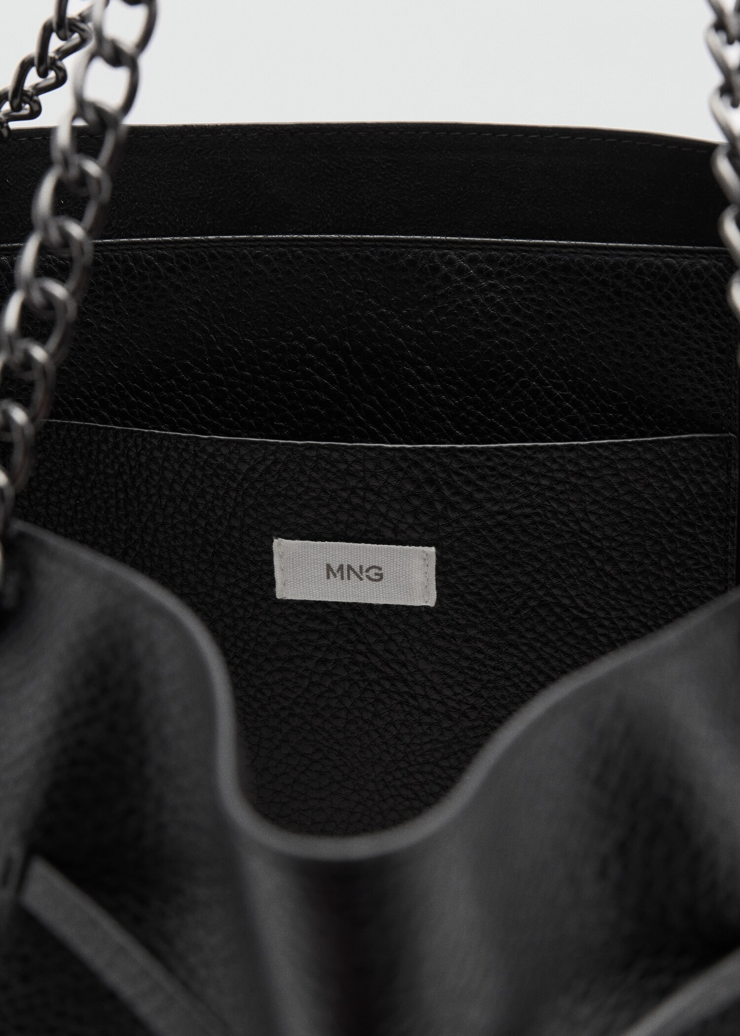 Leather-effect shopper bag - Details of the article 2