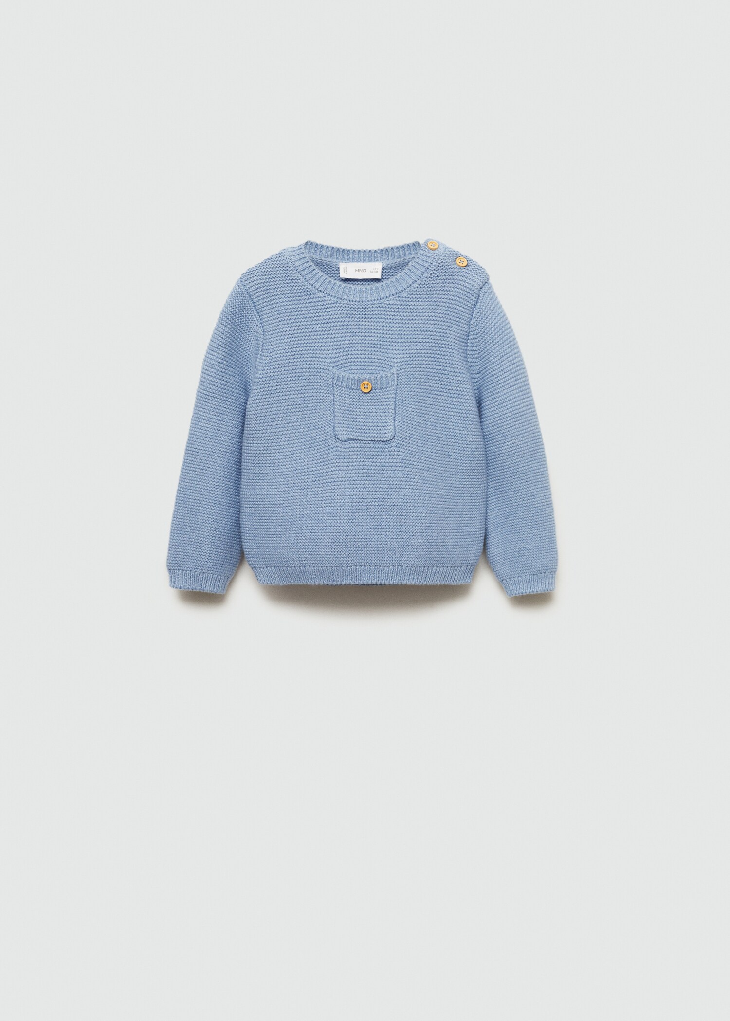 Knit pocket sweater - Article without model