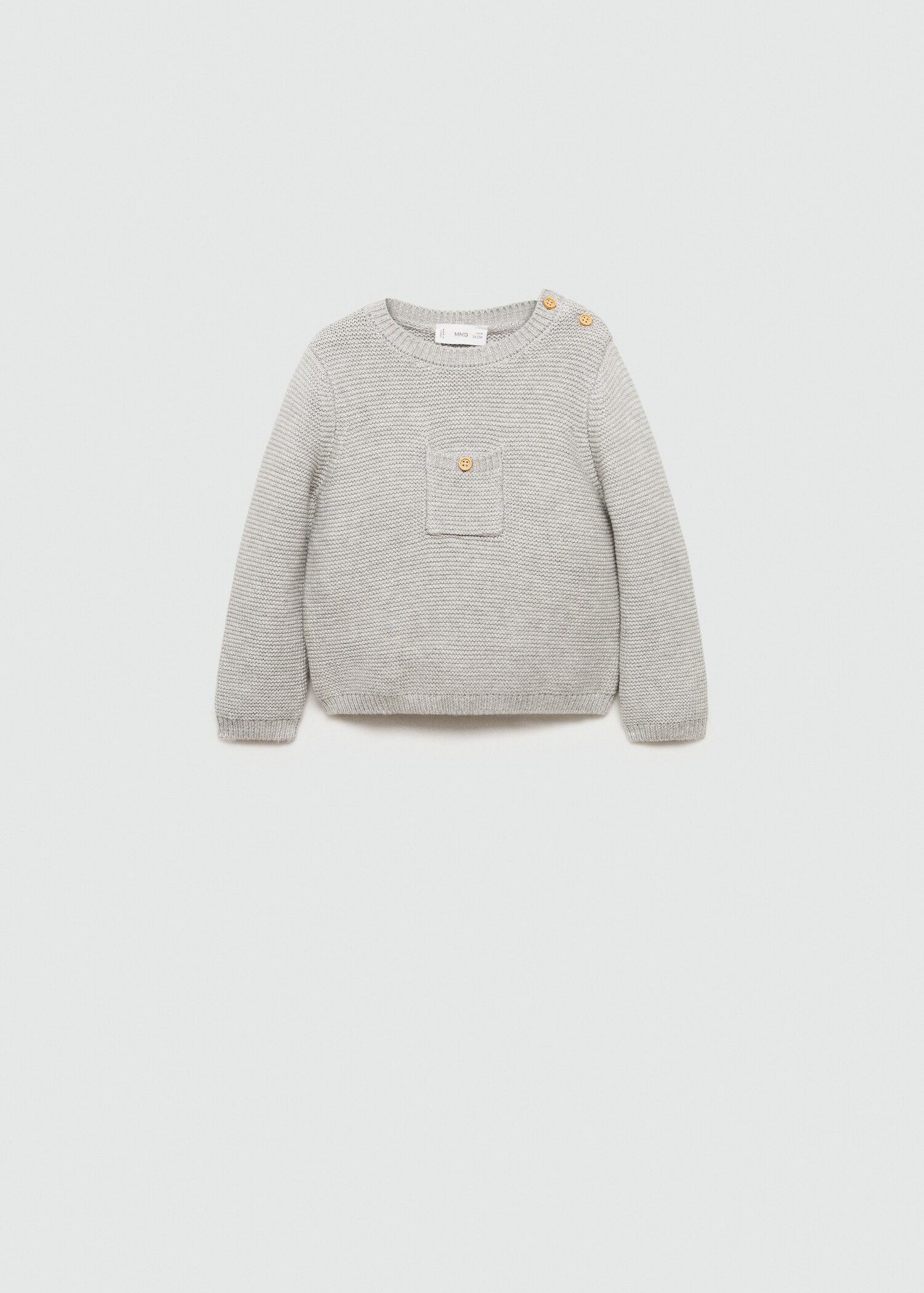 Knit pocket sweater - Article without model