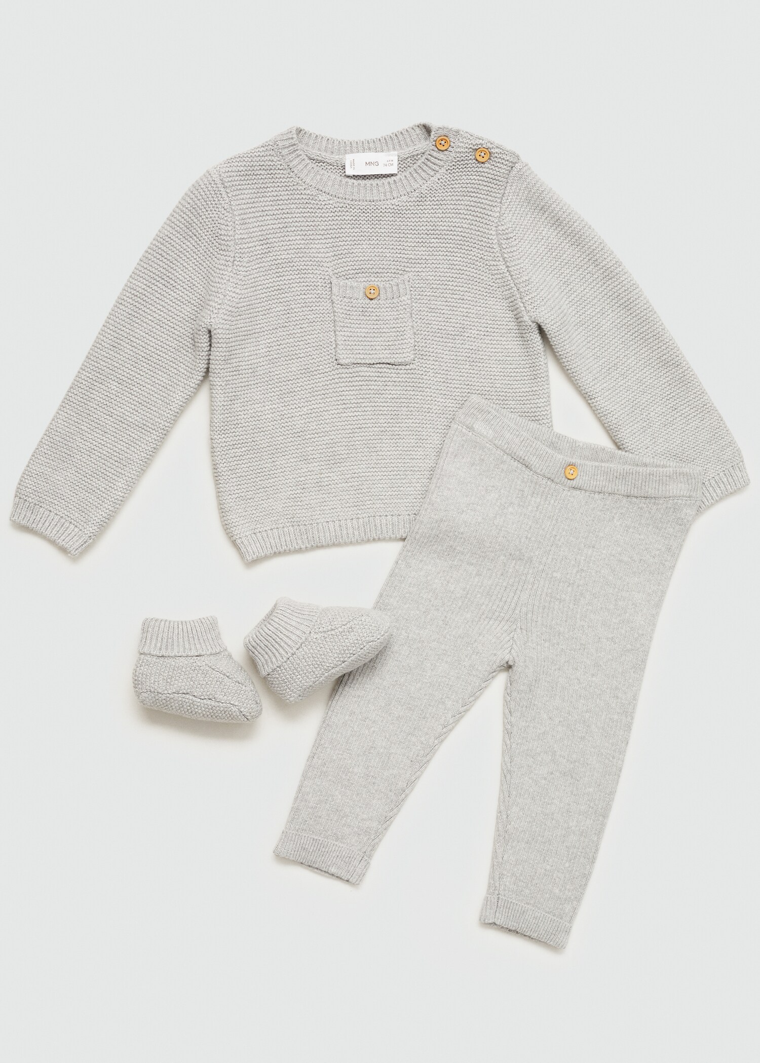 Knit pocket sweater - Details of the article 8