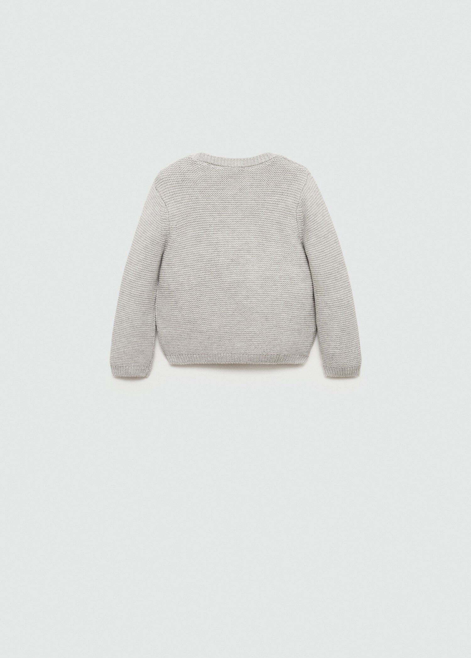 Knit pocket sweater - Reverse of the article