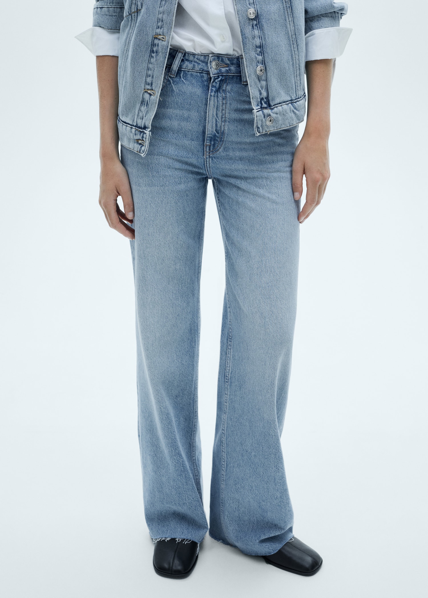 Danila wide leg high-rise jeans - Details of the article 1