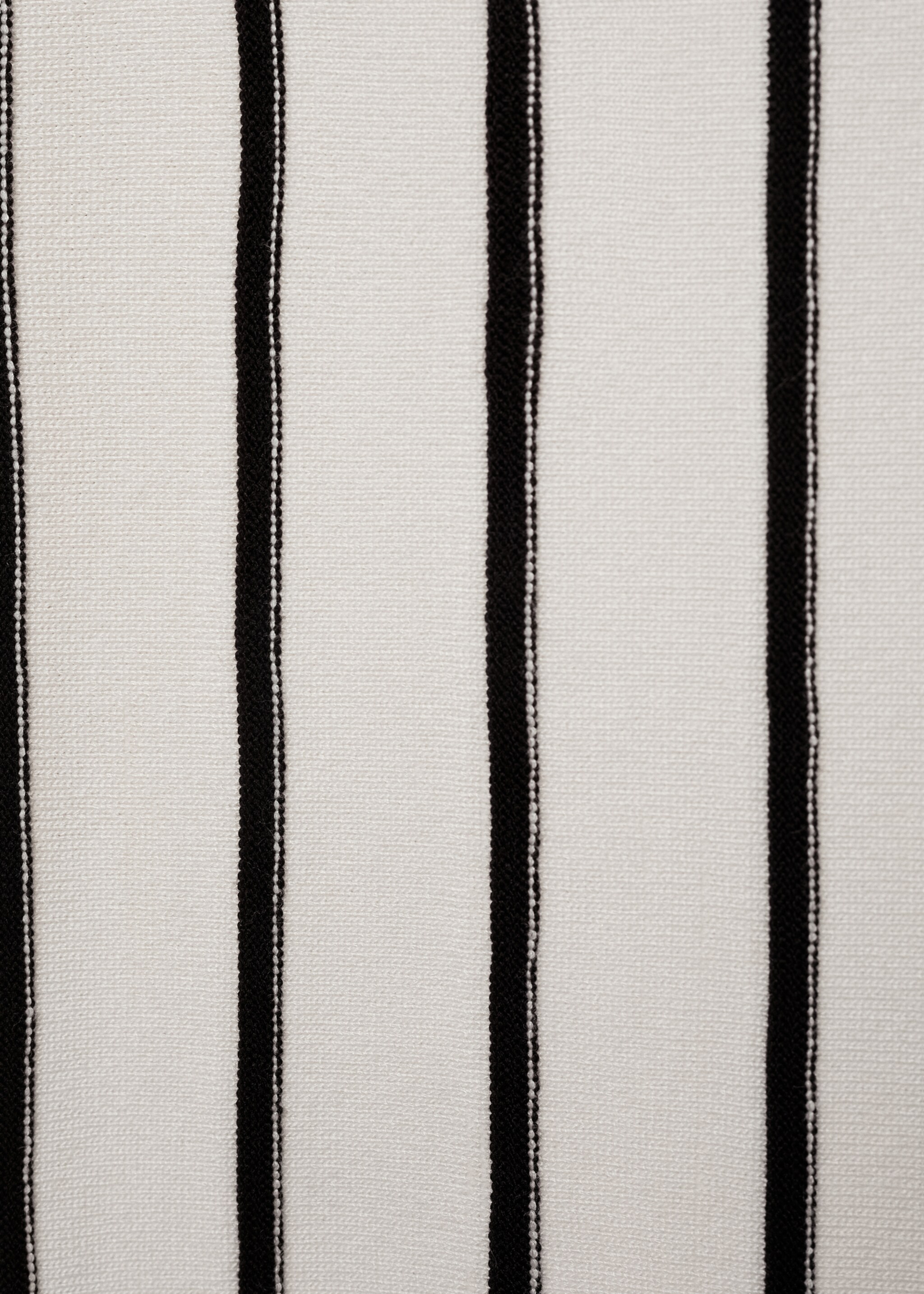 Striped knitted crop top - Details of the article 0