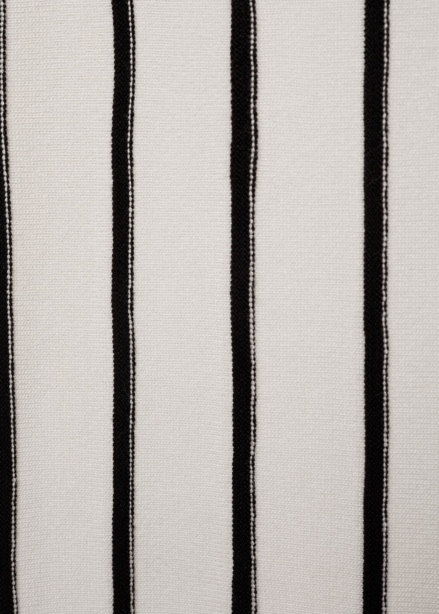 Striped knitted crop top - Details of the article 0
