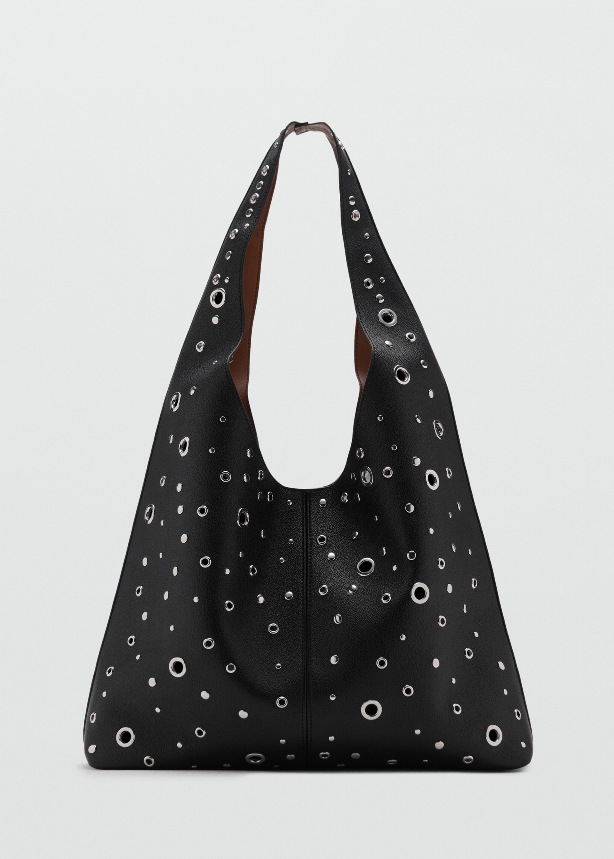Bolso troquelado tachuelas - Artículo sin modelo, Negro. Ref: 77044062-00.