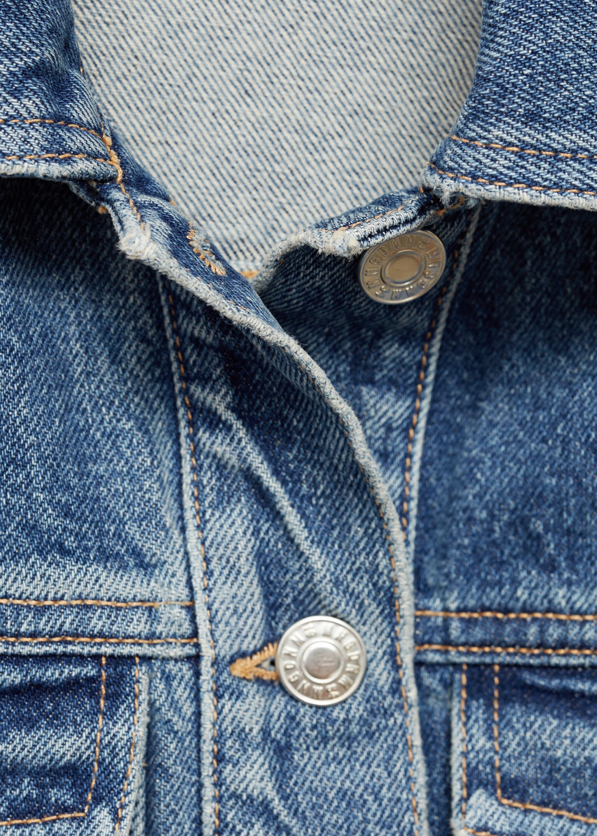 Robe en jean étoile - Détail de l'article 8, Bleu moyen. Ref: 77044065-00.