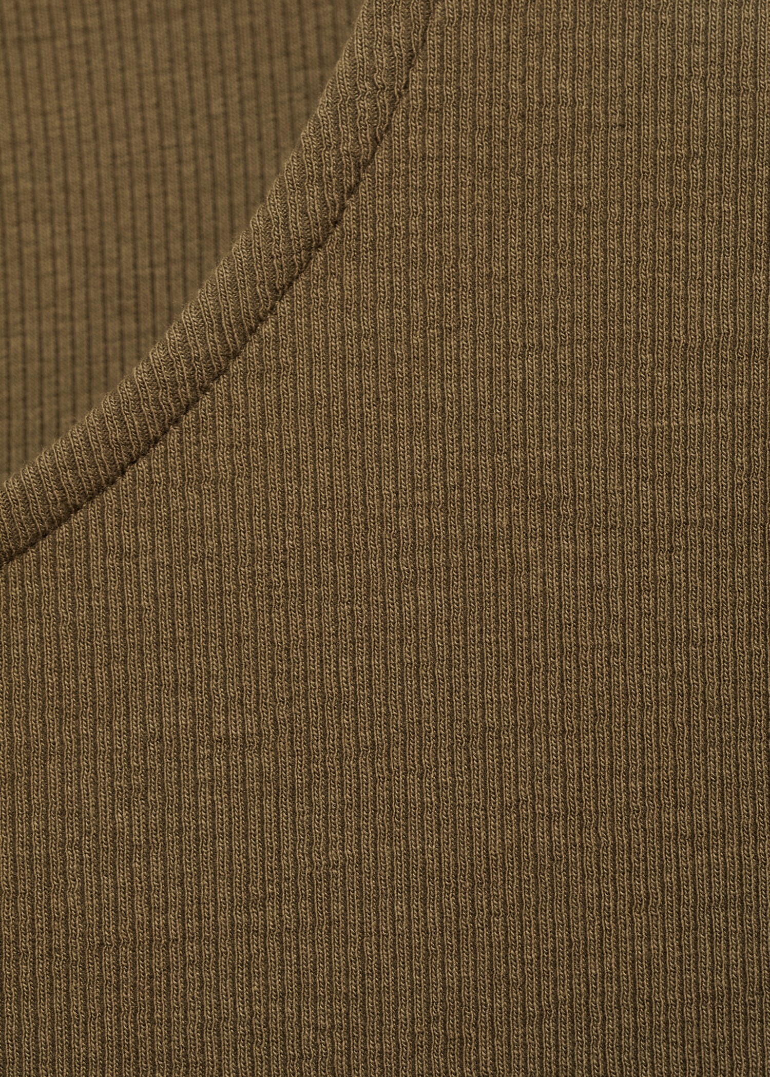 Flared dress in combined fabric - Details of the article 8