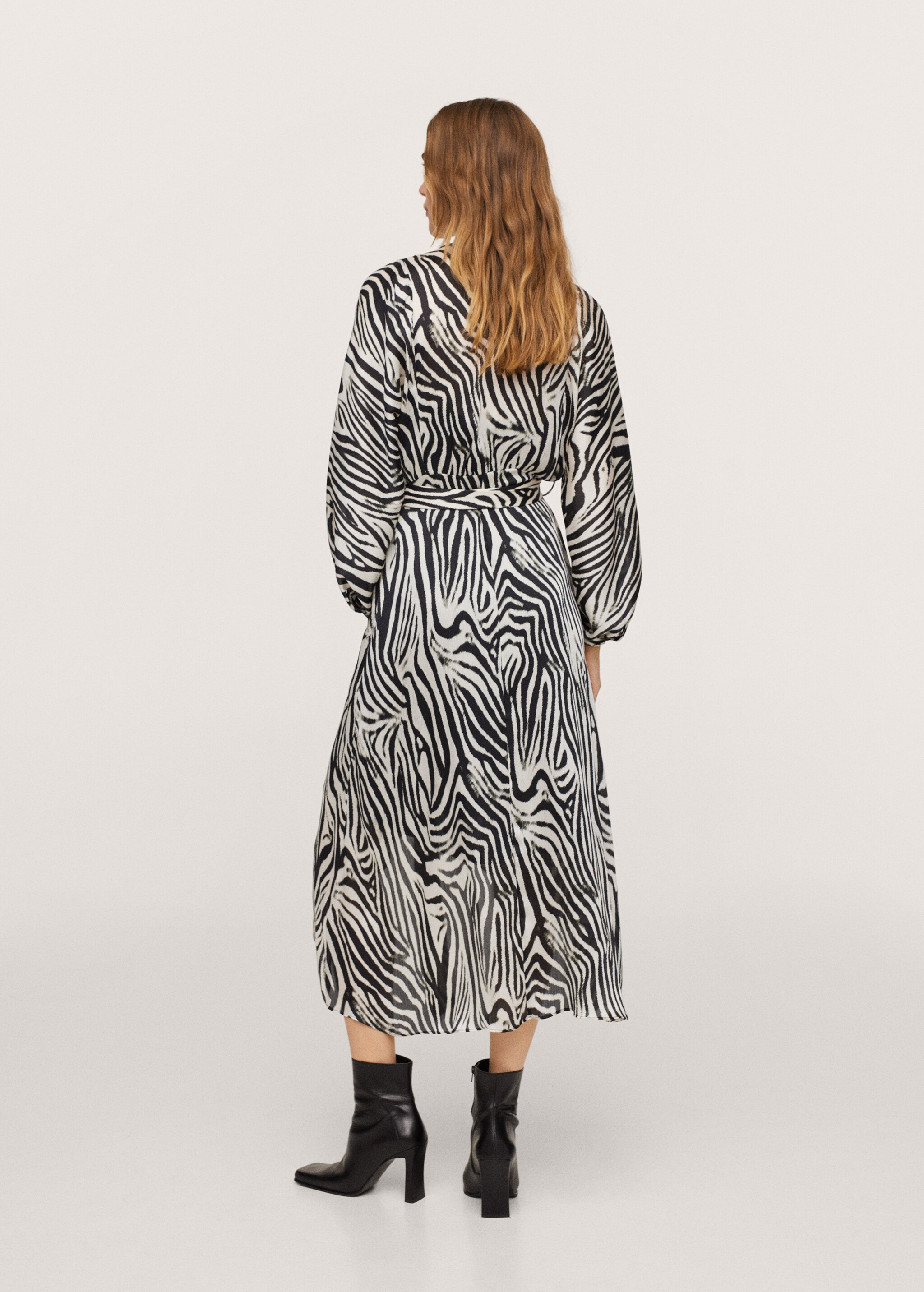 Robe imprimée zèbre - Verso de l’article