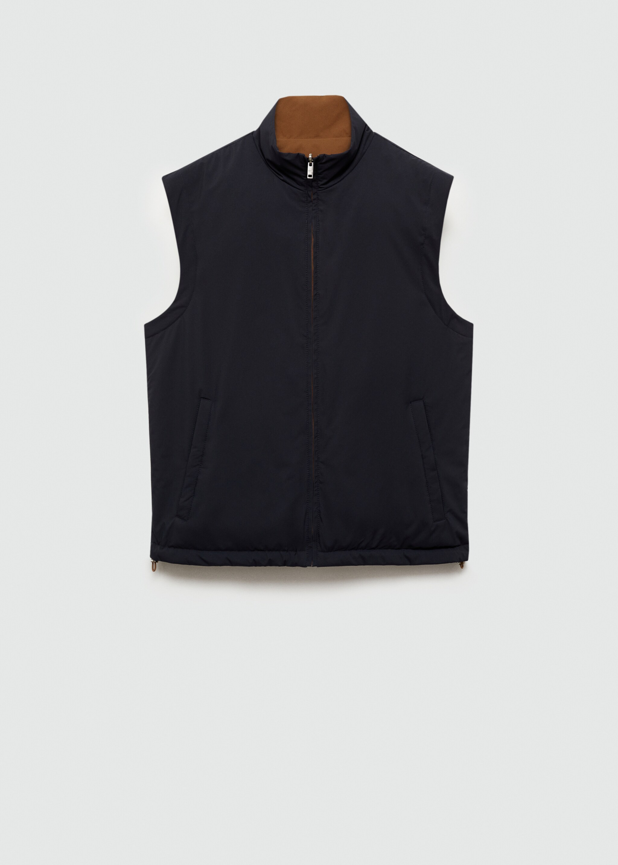Waterafstotende reversibele bodywarmer - Artikel zonder model, Donkermarine. Ref: 77044433-00.