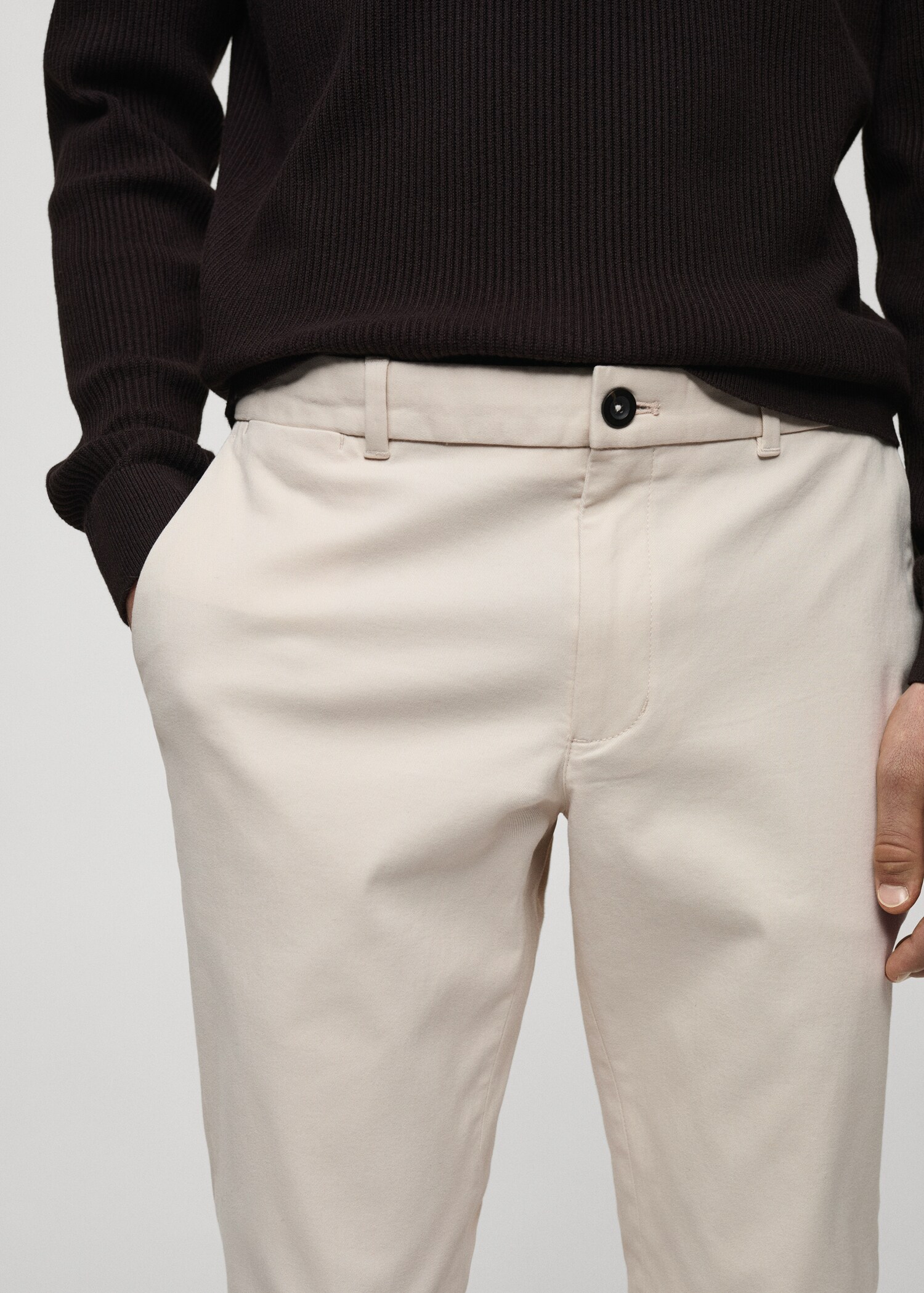 Pantalons xinesos slim fit sarja - Detall de l'article 1