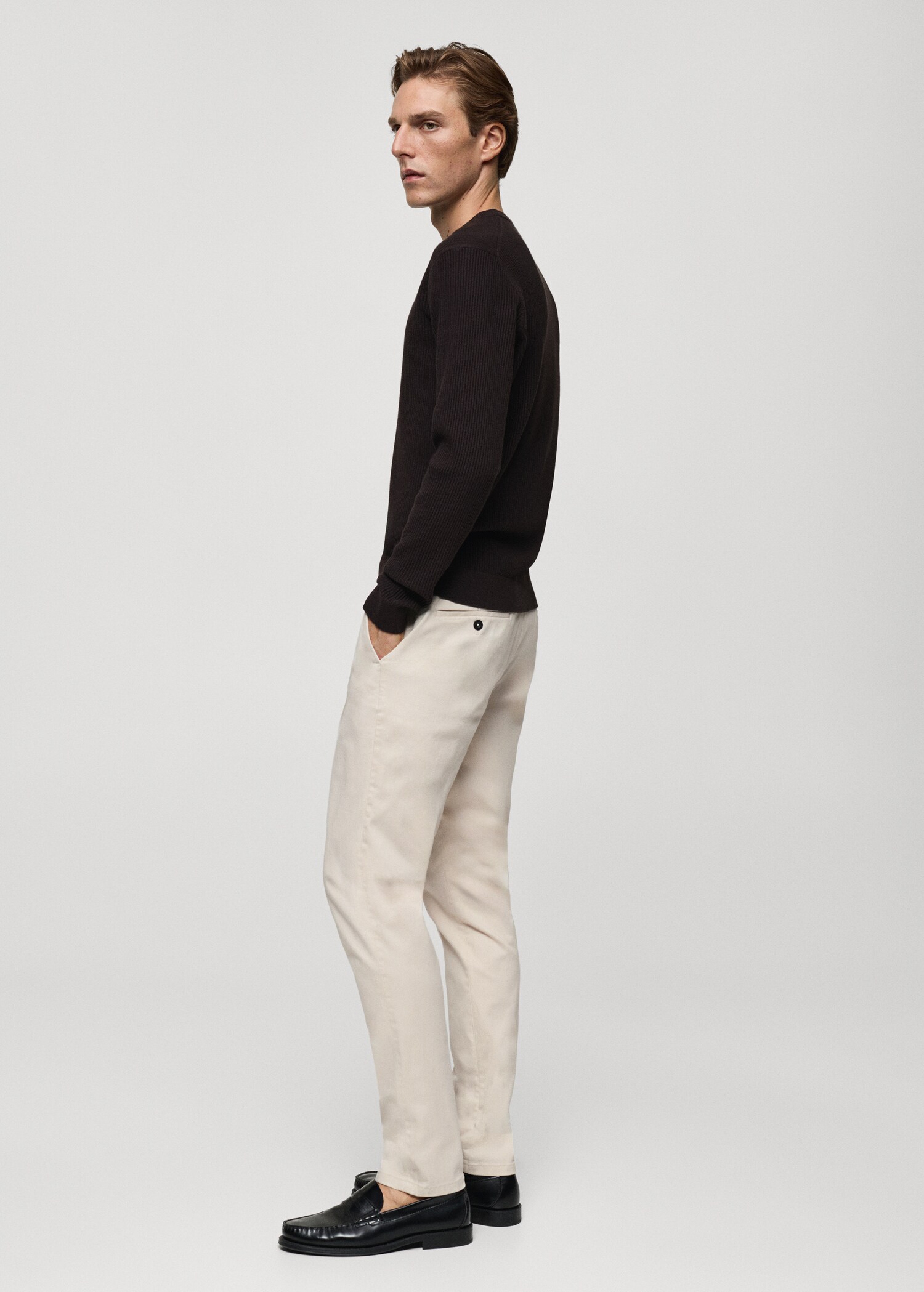 Pantalons xinesos slim fit sarja - Detall de l'article 2