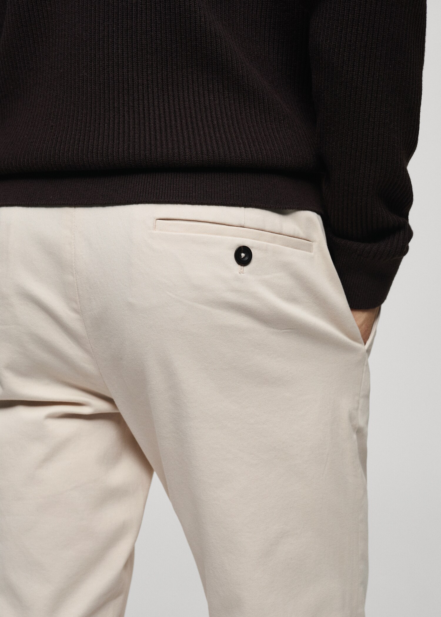 Pantalons xinesos slim fit sarja - Detall de l'article 6