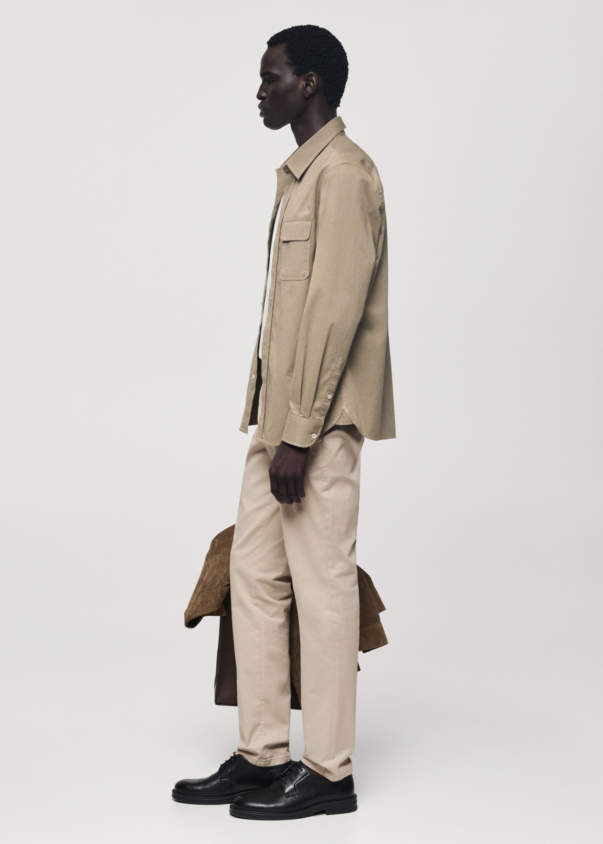 Pantalón chino slim fit sarga - Detalle del artículo 1