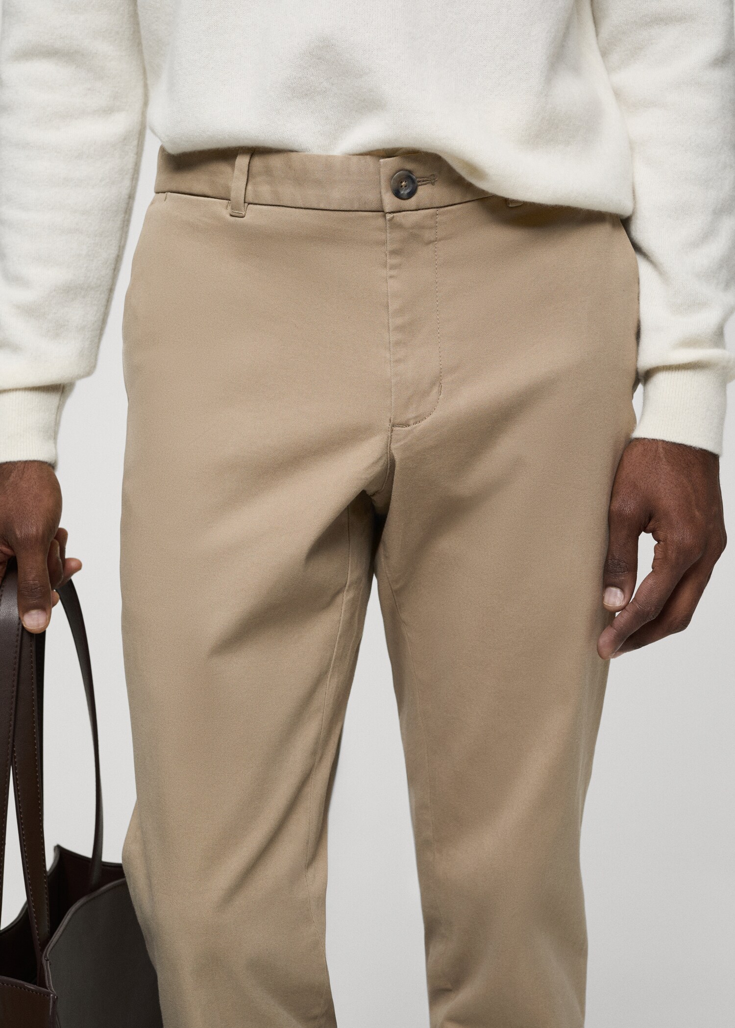 Pantalons xinesos slim fit sarja - Detall de l'article 1