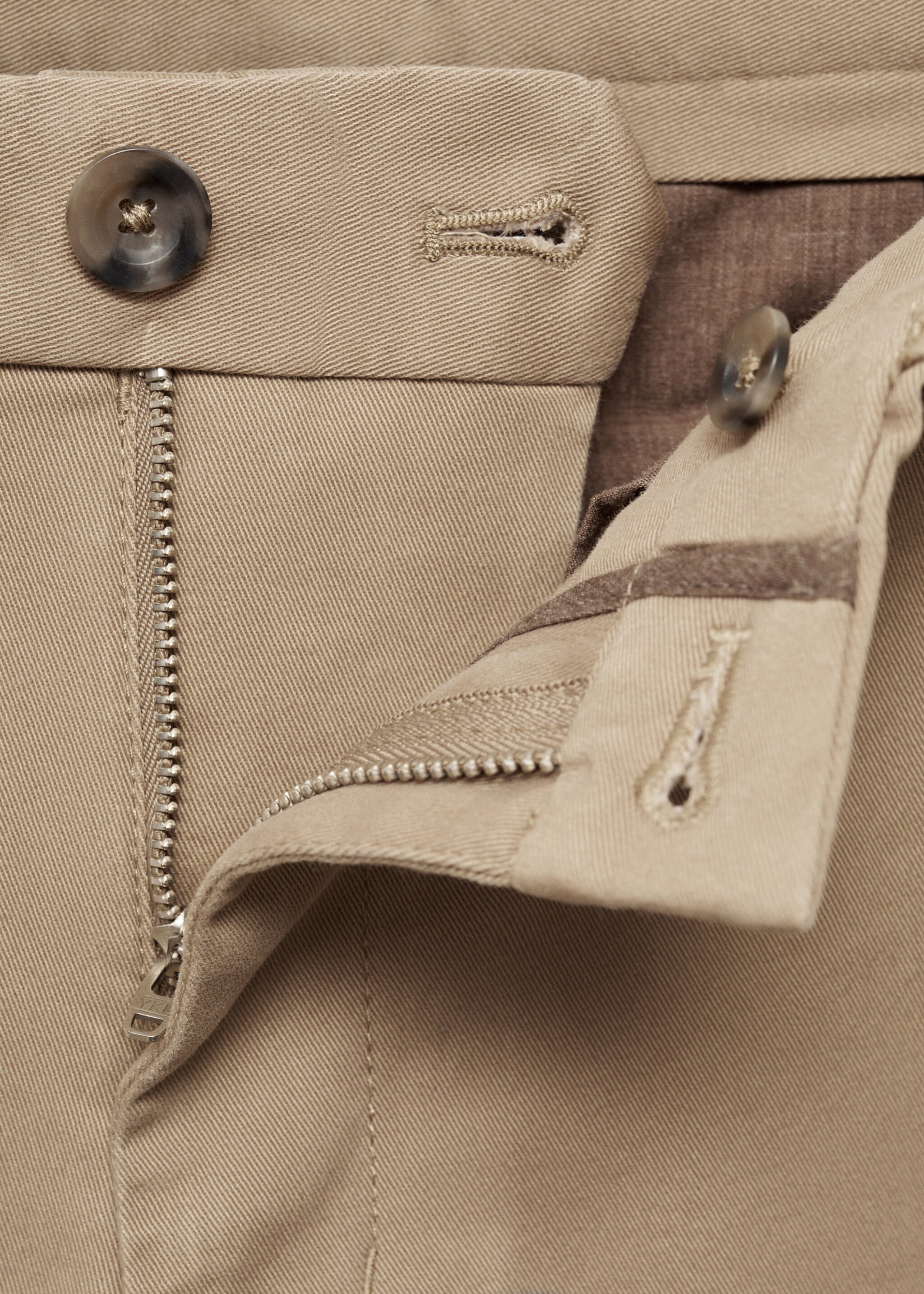 Pantalón chino slim fit sarga - Detalle del artículo 8