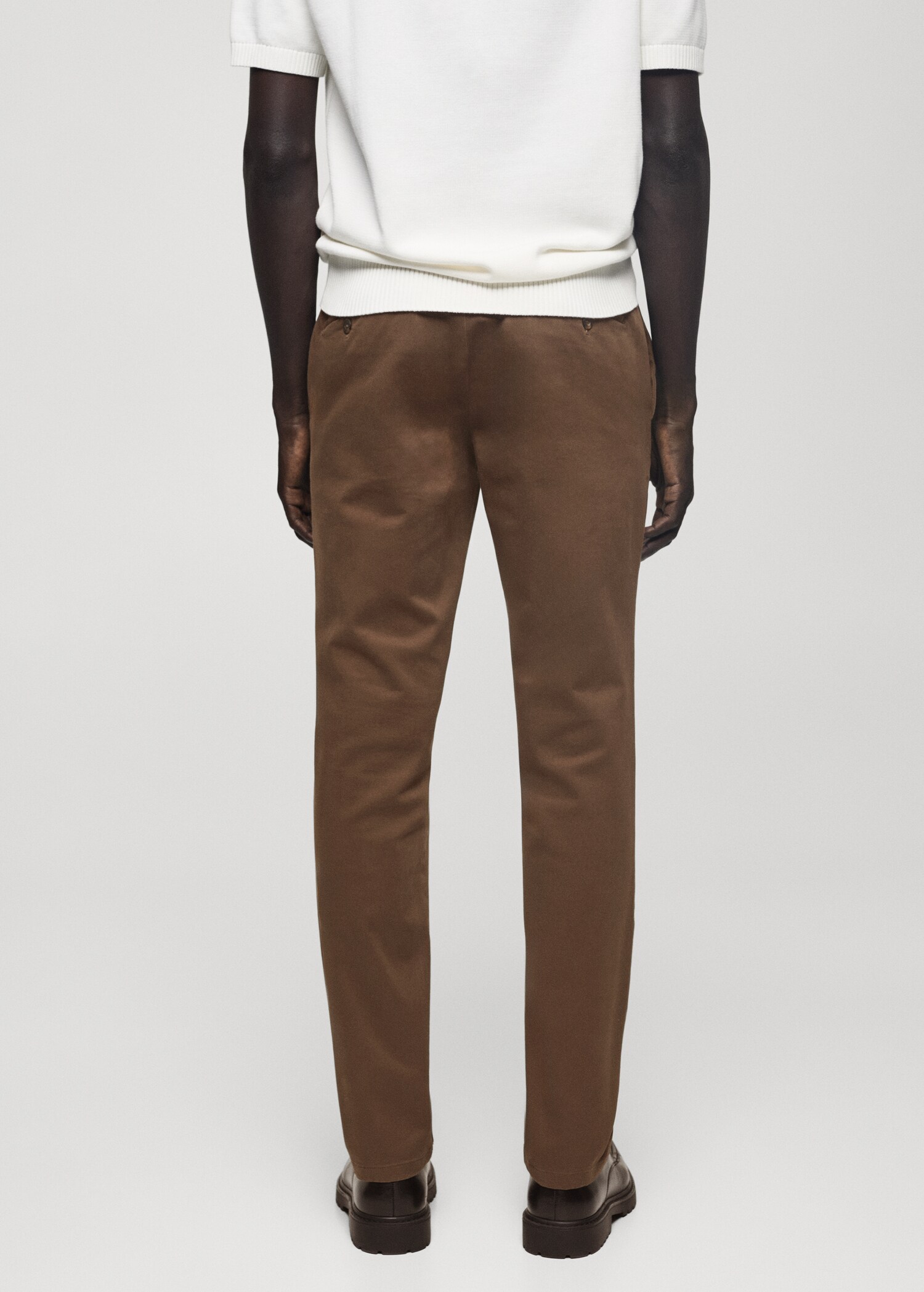 Pantalons xinesos slim fit sarja - Revers de l'article