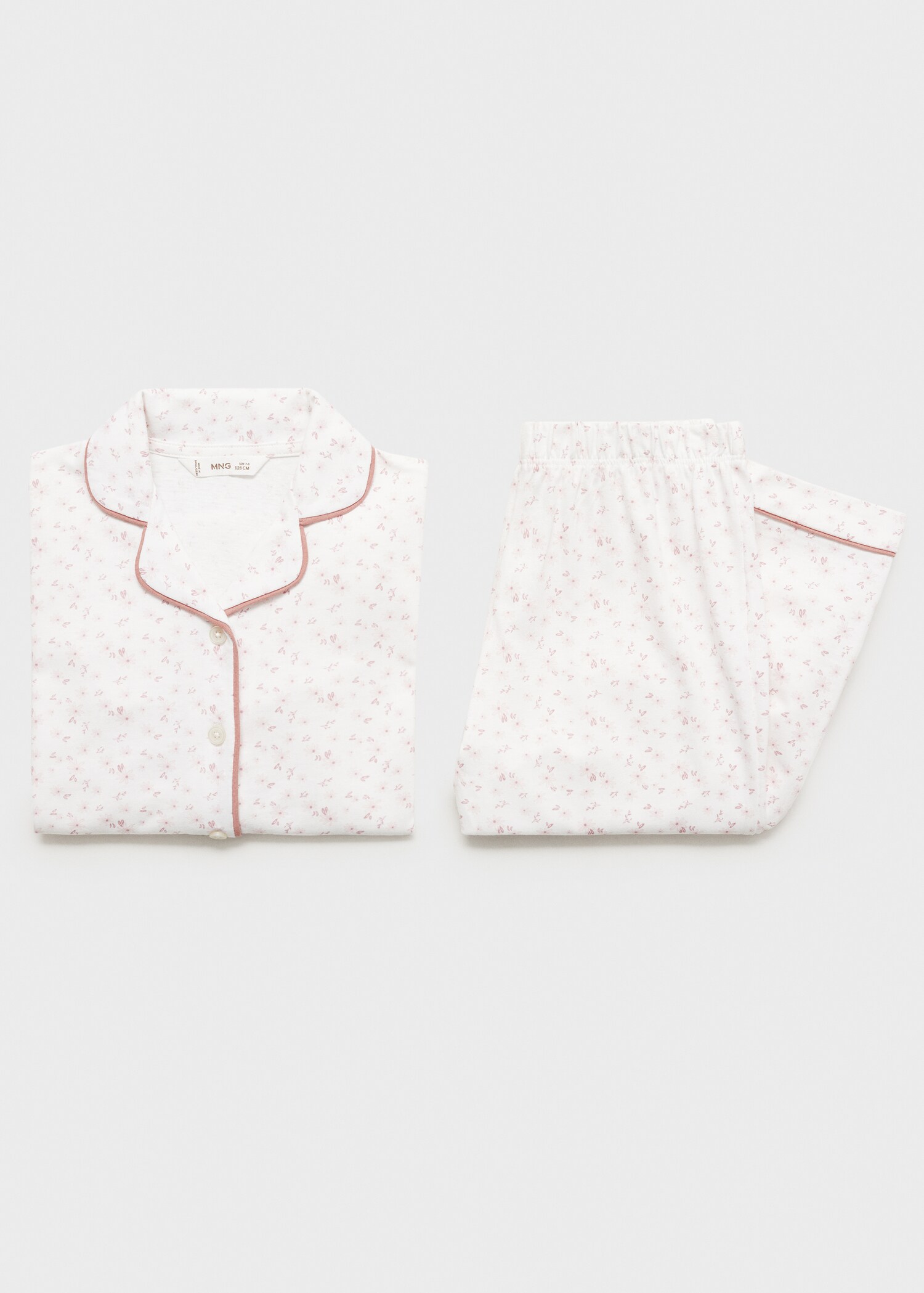 Printed cotton pyjamas - Details of the article 0