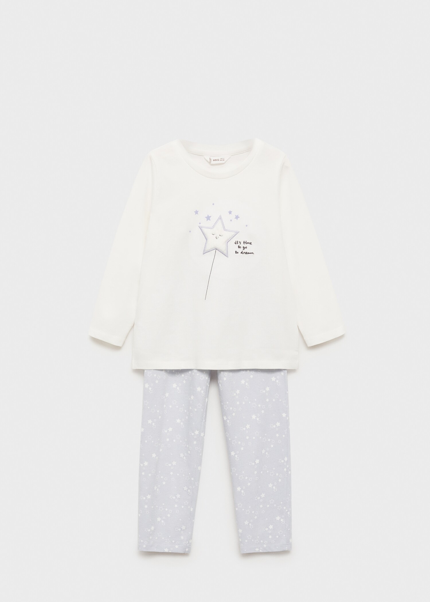 Long star-print pyjamas - Article without model