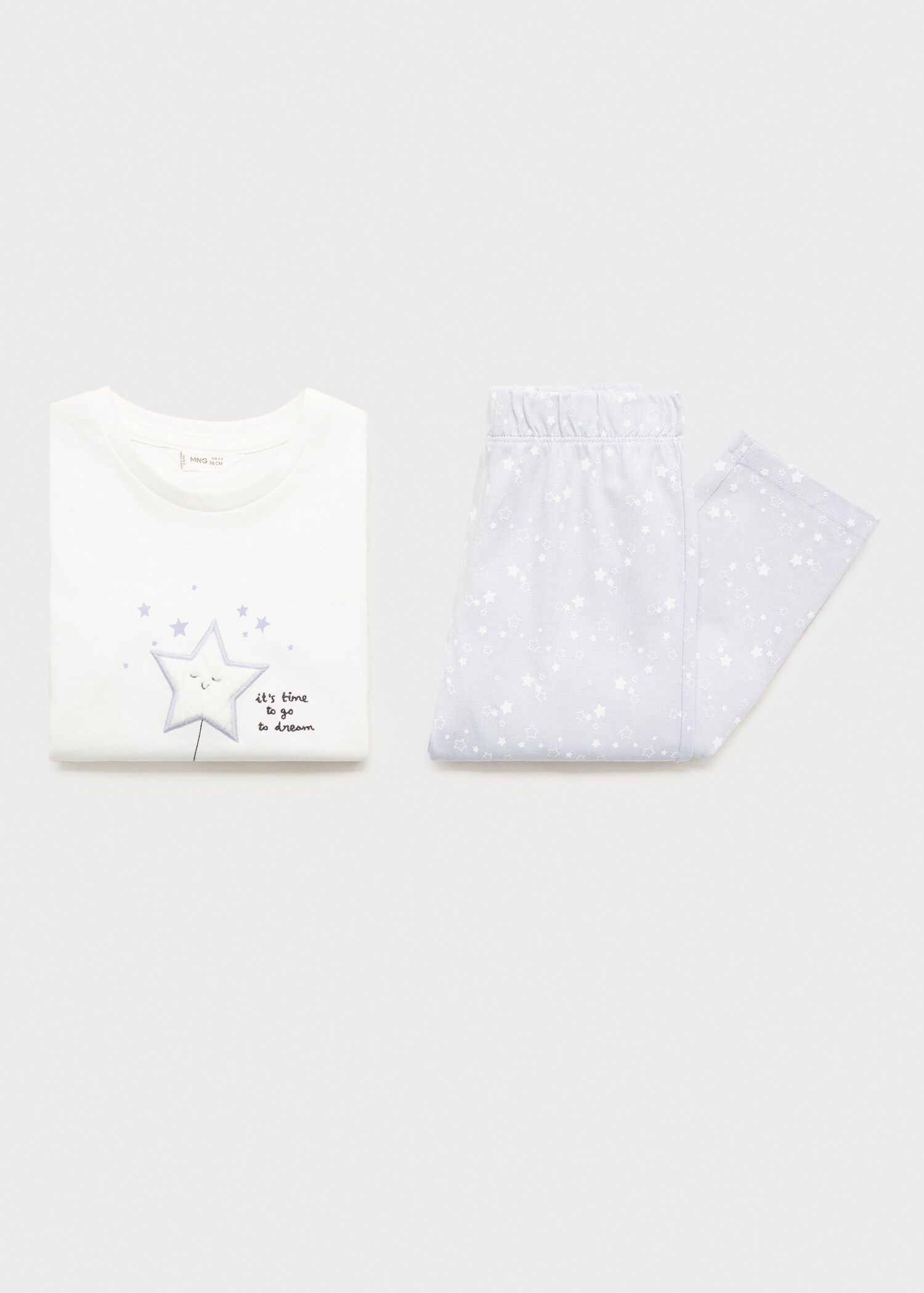 Long star-print pyjamas - Details of the article 8