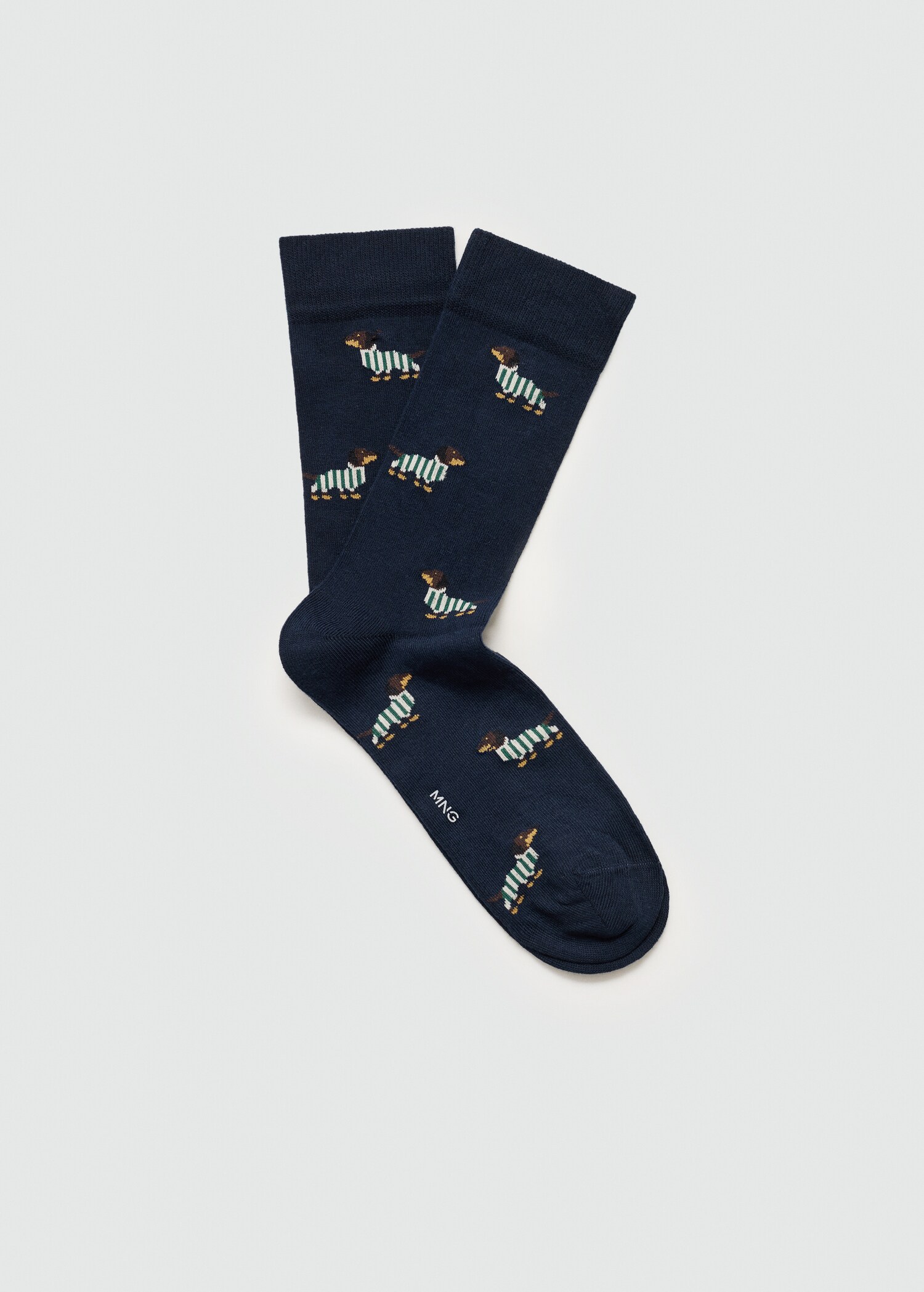 Calcetines algodón bordado perro - Artículo sin modelo