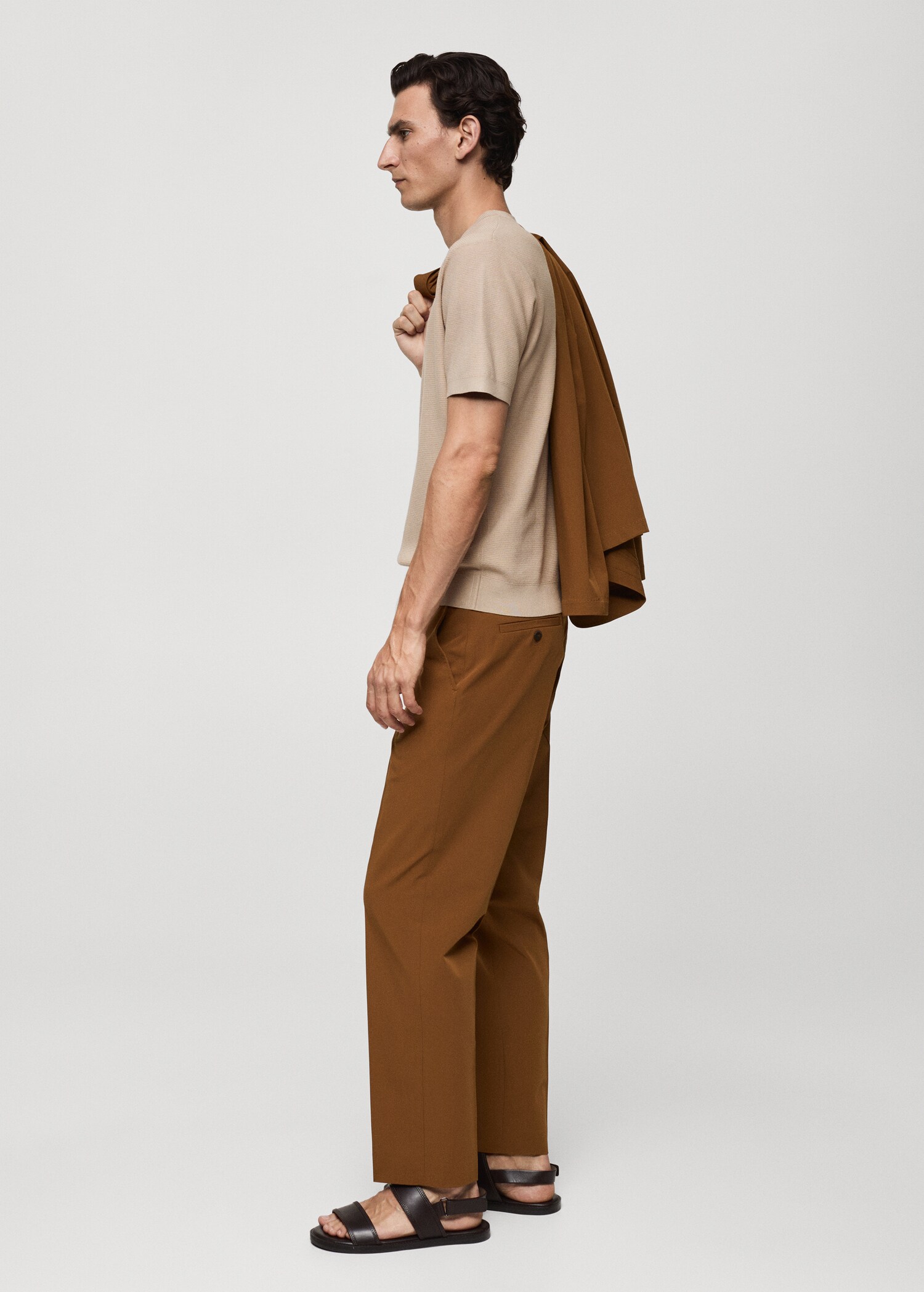 Slim fit suit trousers - Details of the article 6