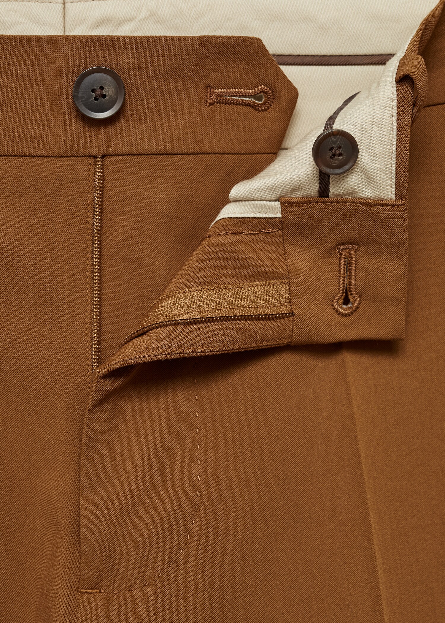 Slim fit suit trousers - Details of the article 8