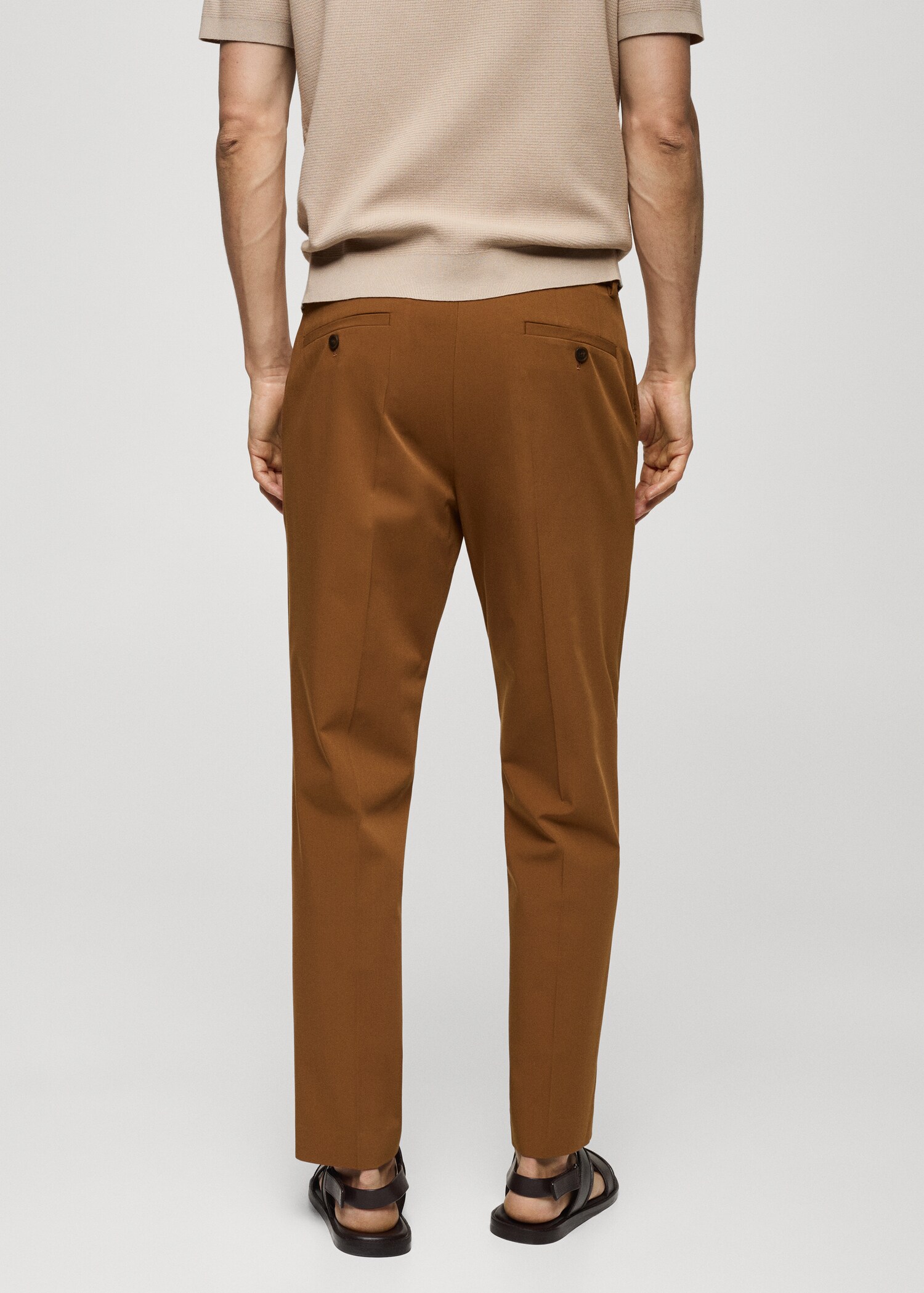 Slim fit suit trousers - Reverse of the article