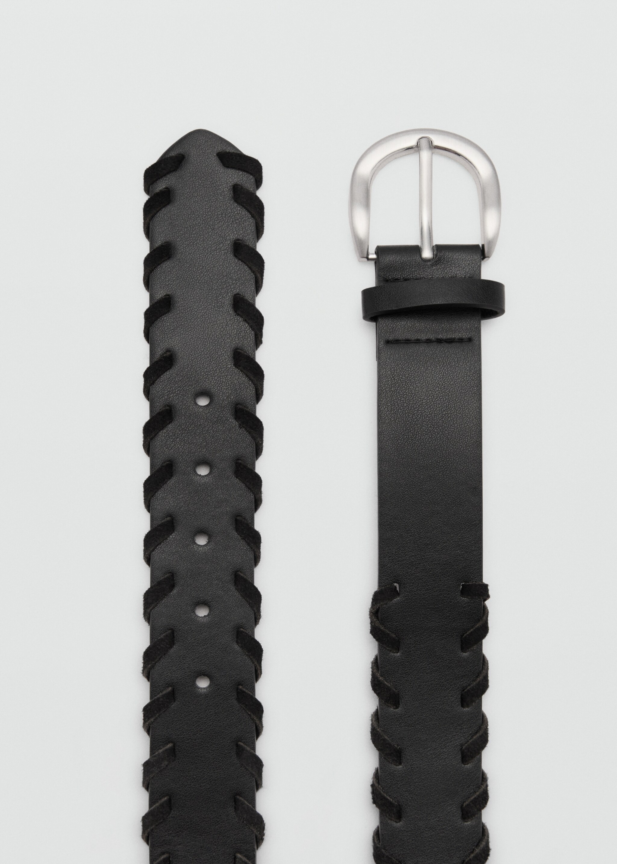 Metal buckle fabric belt - Details of the article 1