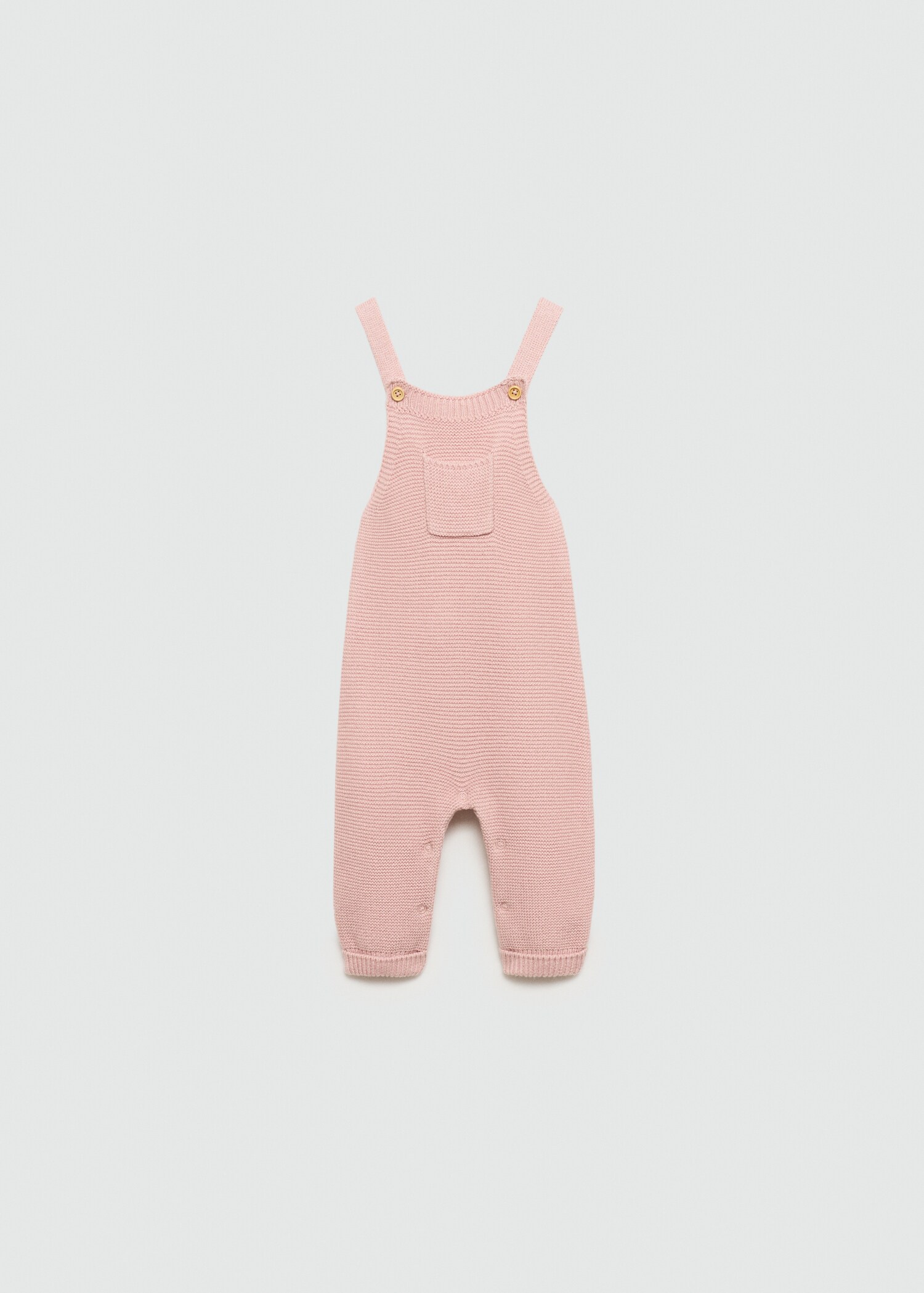 Cotton knit dungarees - Article without model