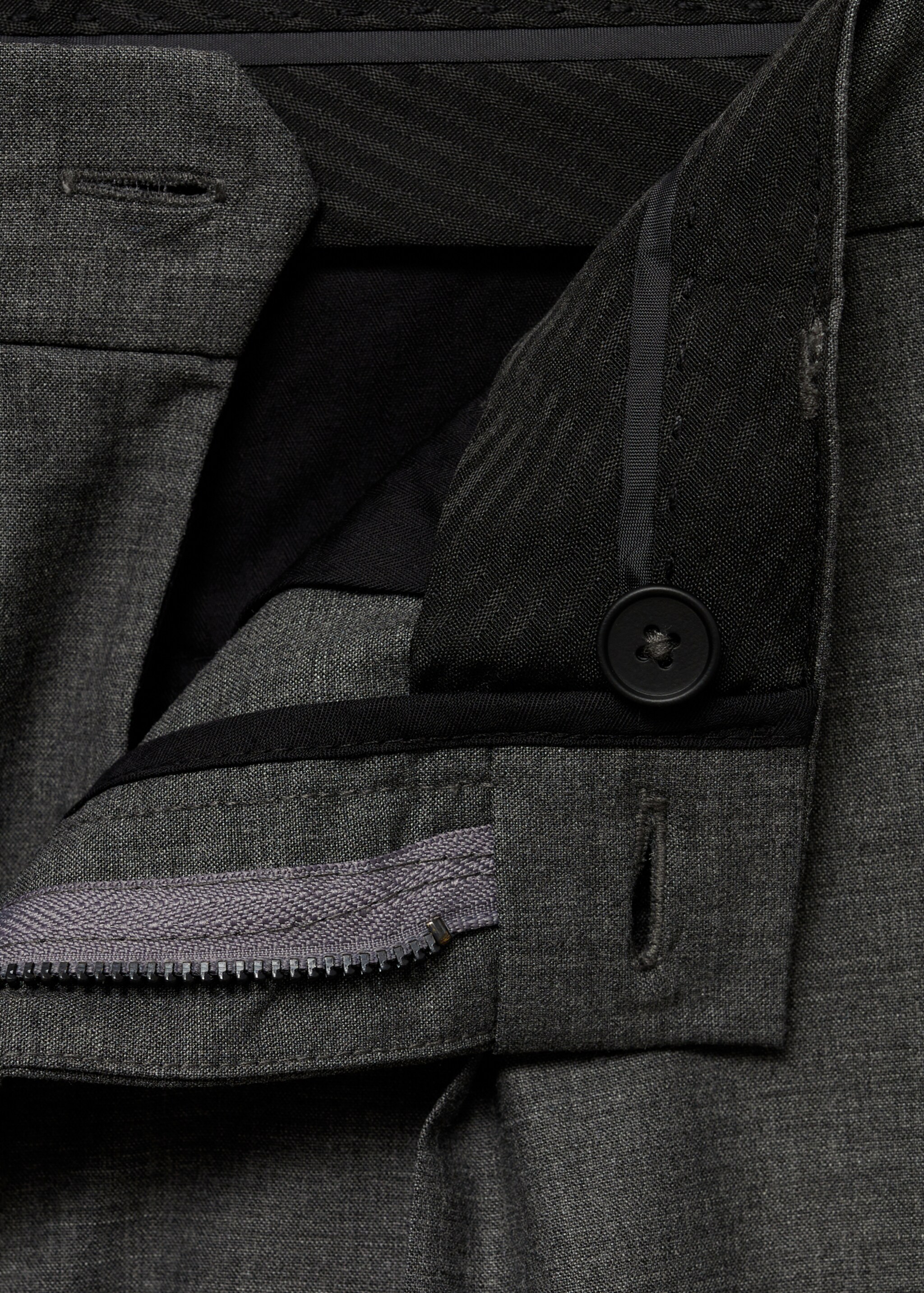 Trousers uniformm - Details of the article 8, Grey. Ref: 77044453-00.