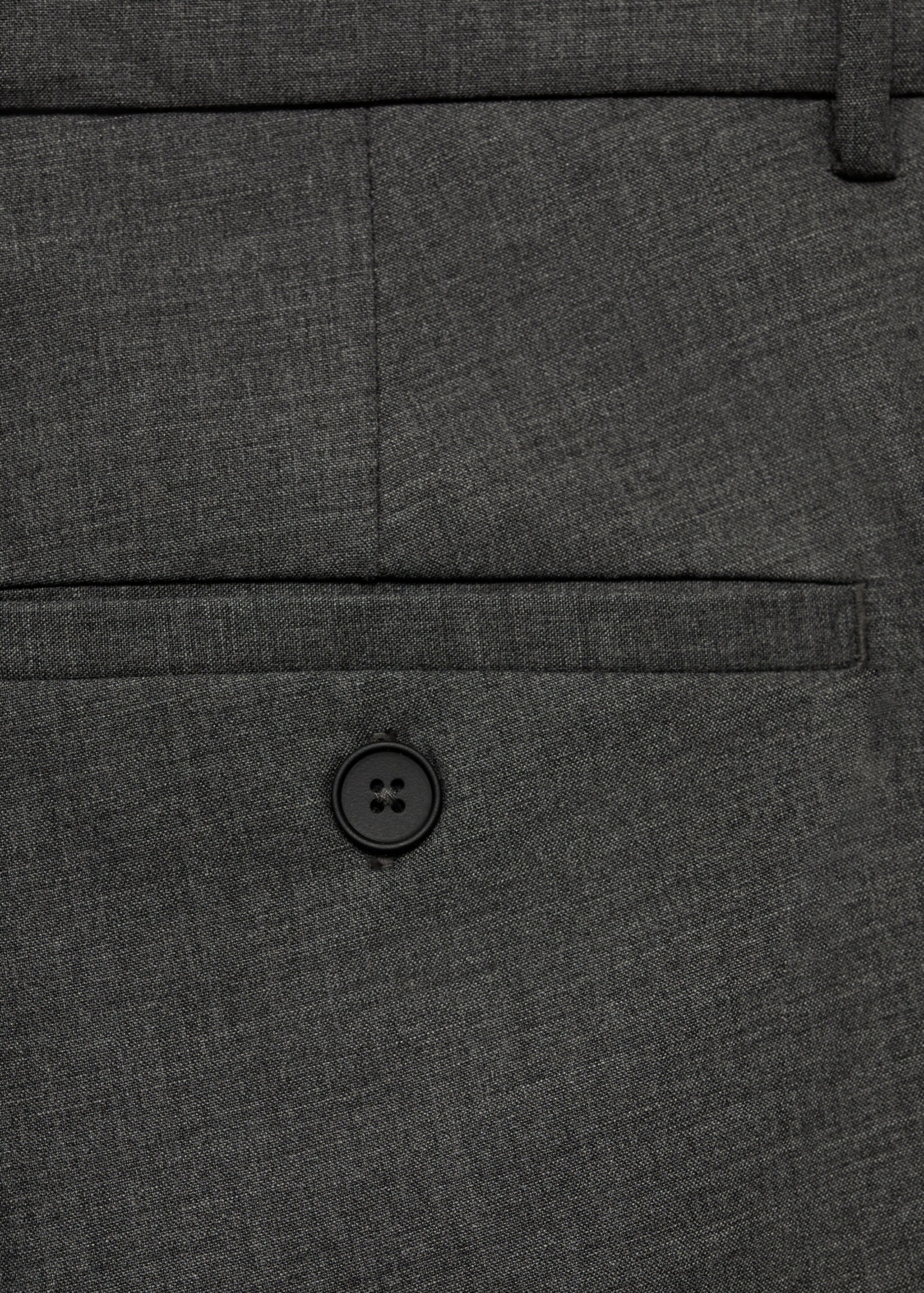 Trousers uniformm - Details of the article 9, Grey. Ref: 77044453-00.