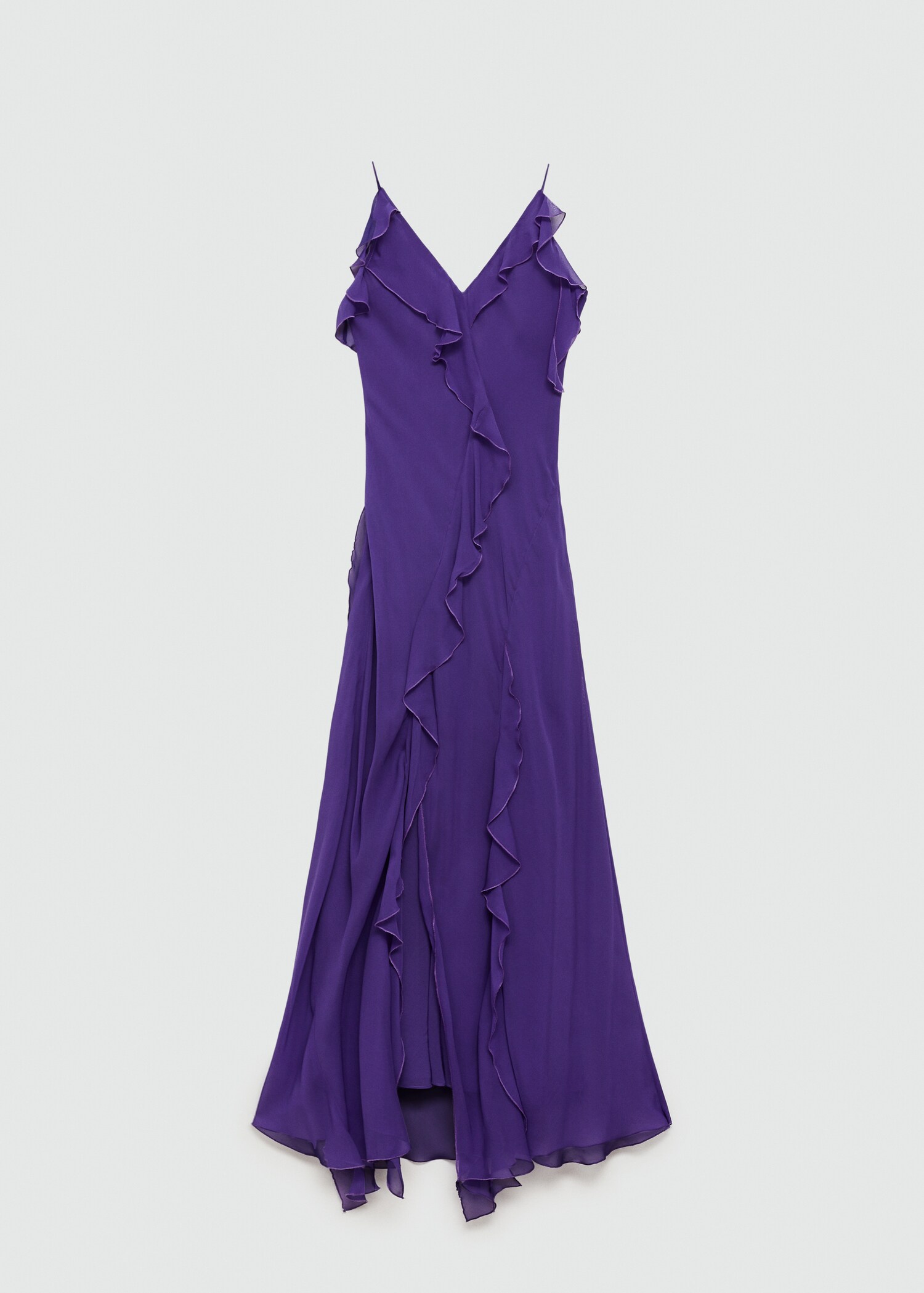 Rüschenkleid aus Chiffon - Artikel ohne Model