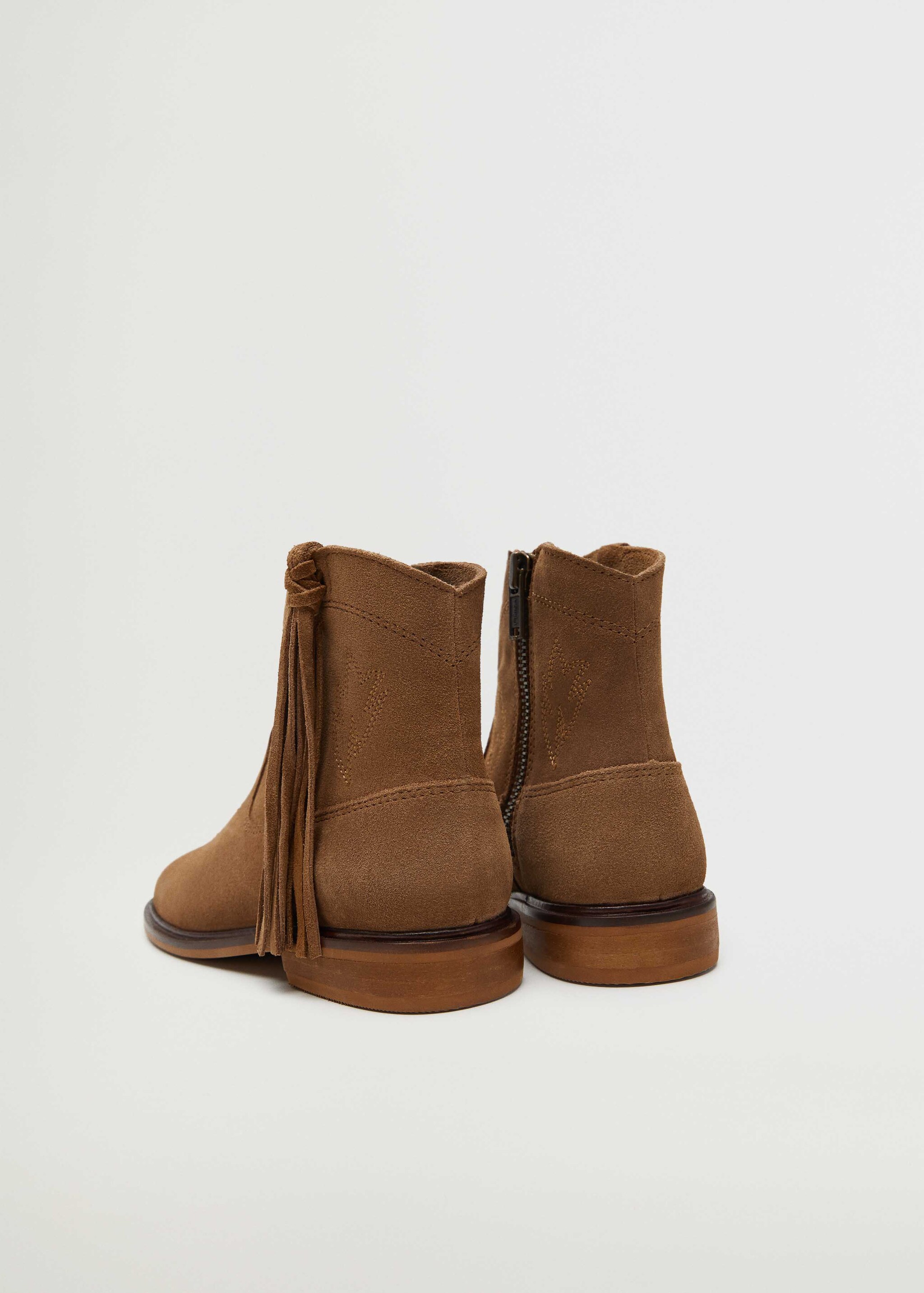 Lederstiefelette mit Fransen - Detail des Artikels 2