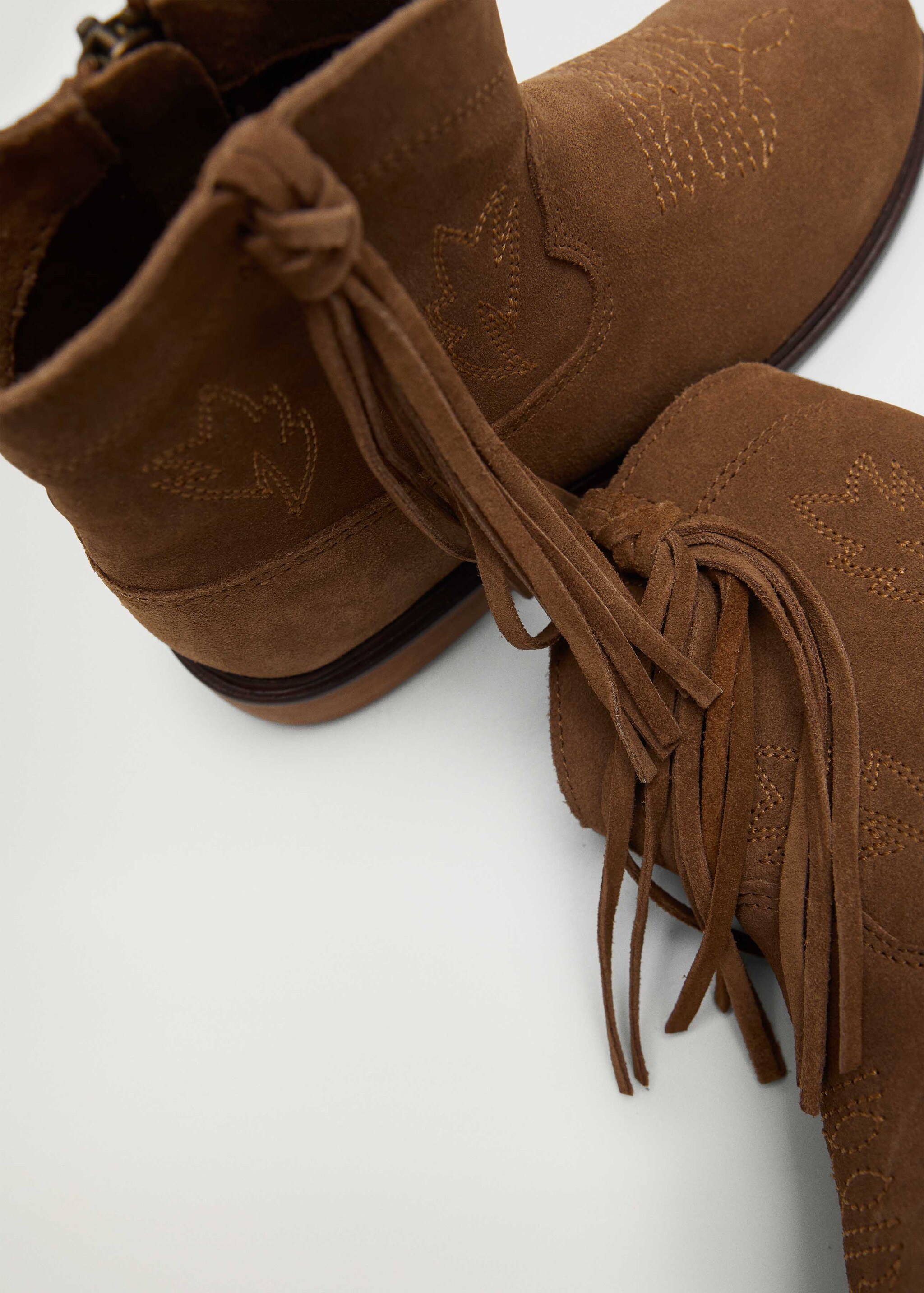 Lederstiefelette mit Fransen - Detail des Artikels 3