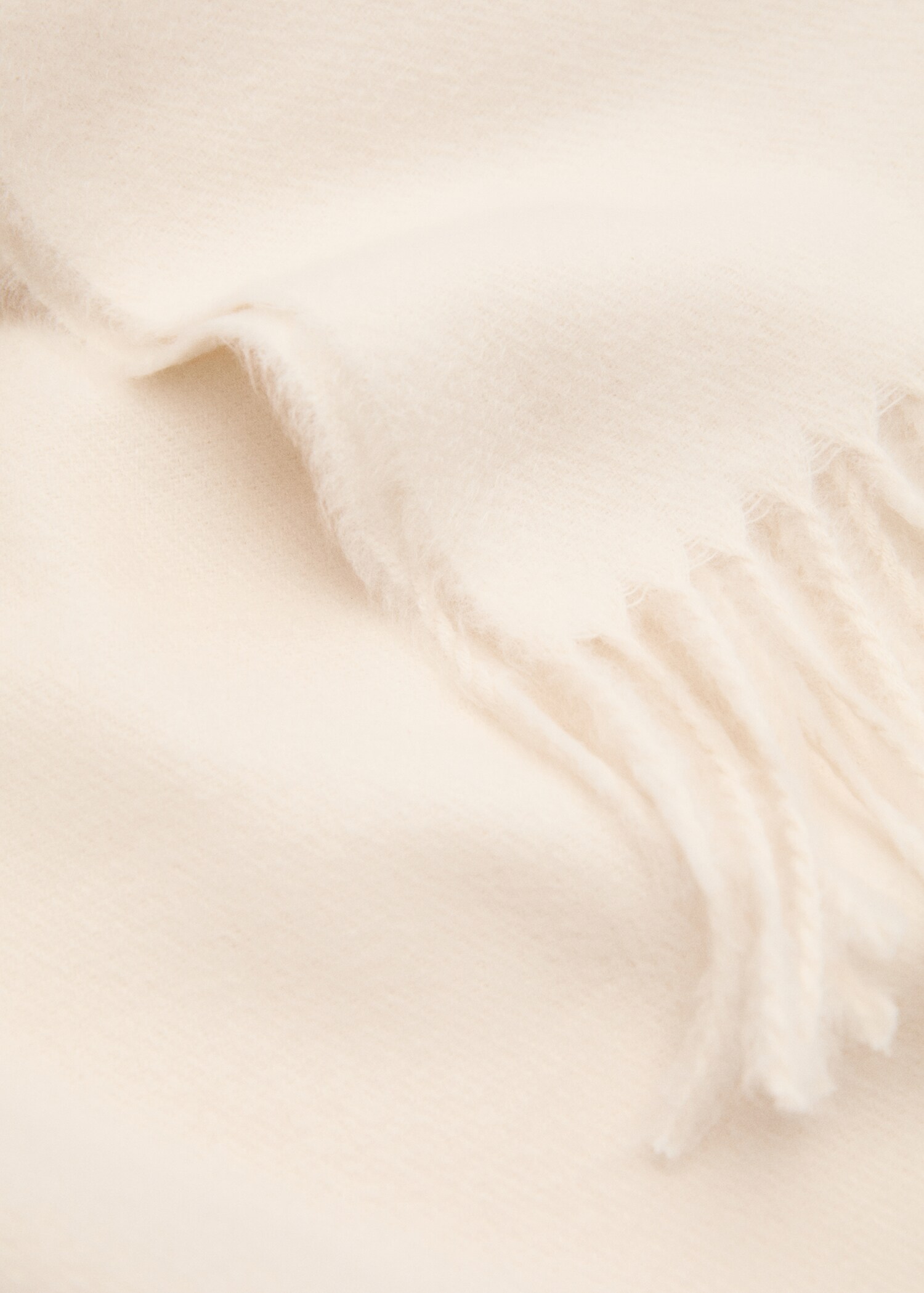 Fringed edge scarf - Medium plane