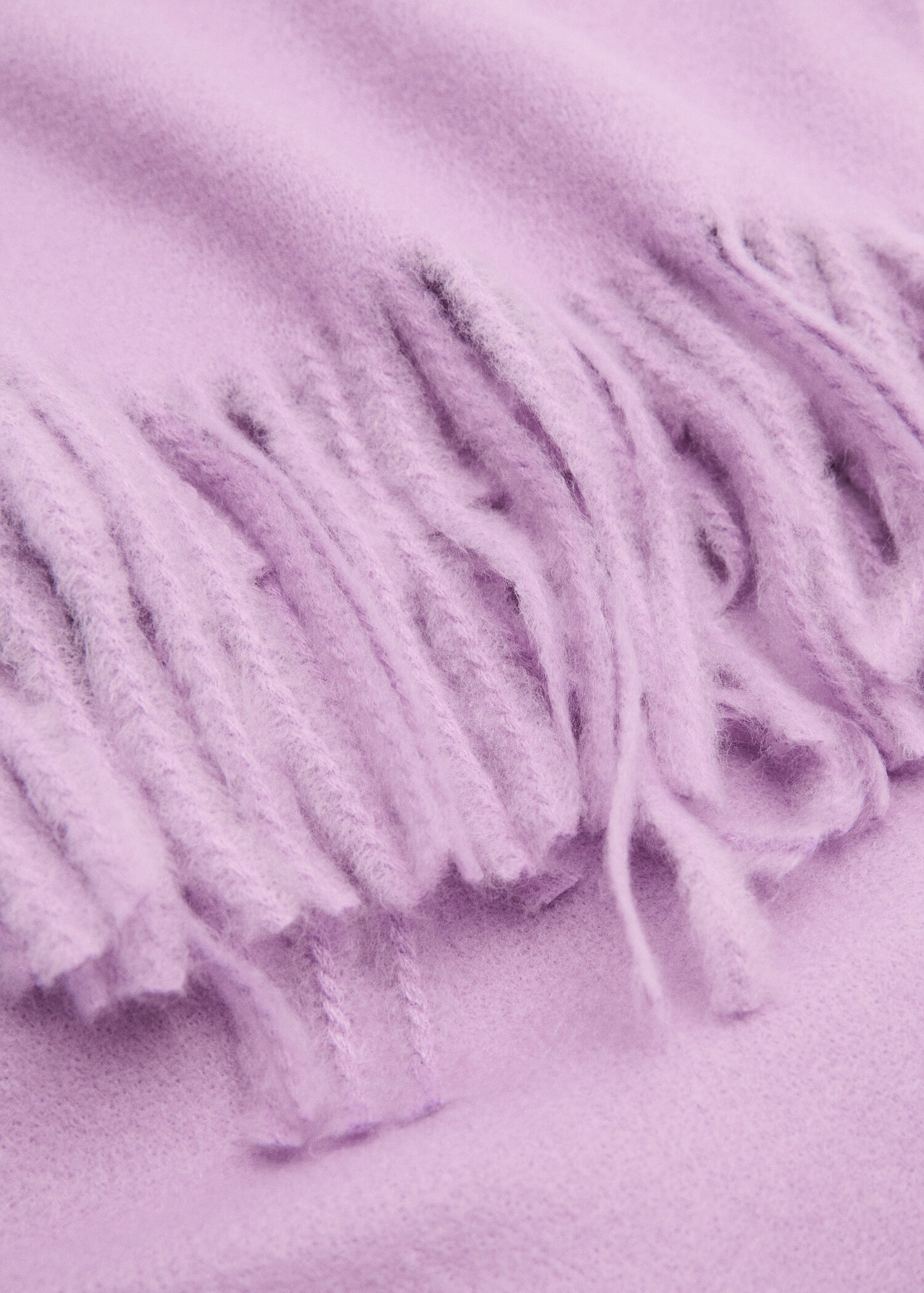 Fringed edge scarf - Medium plane