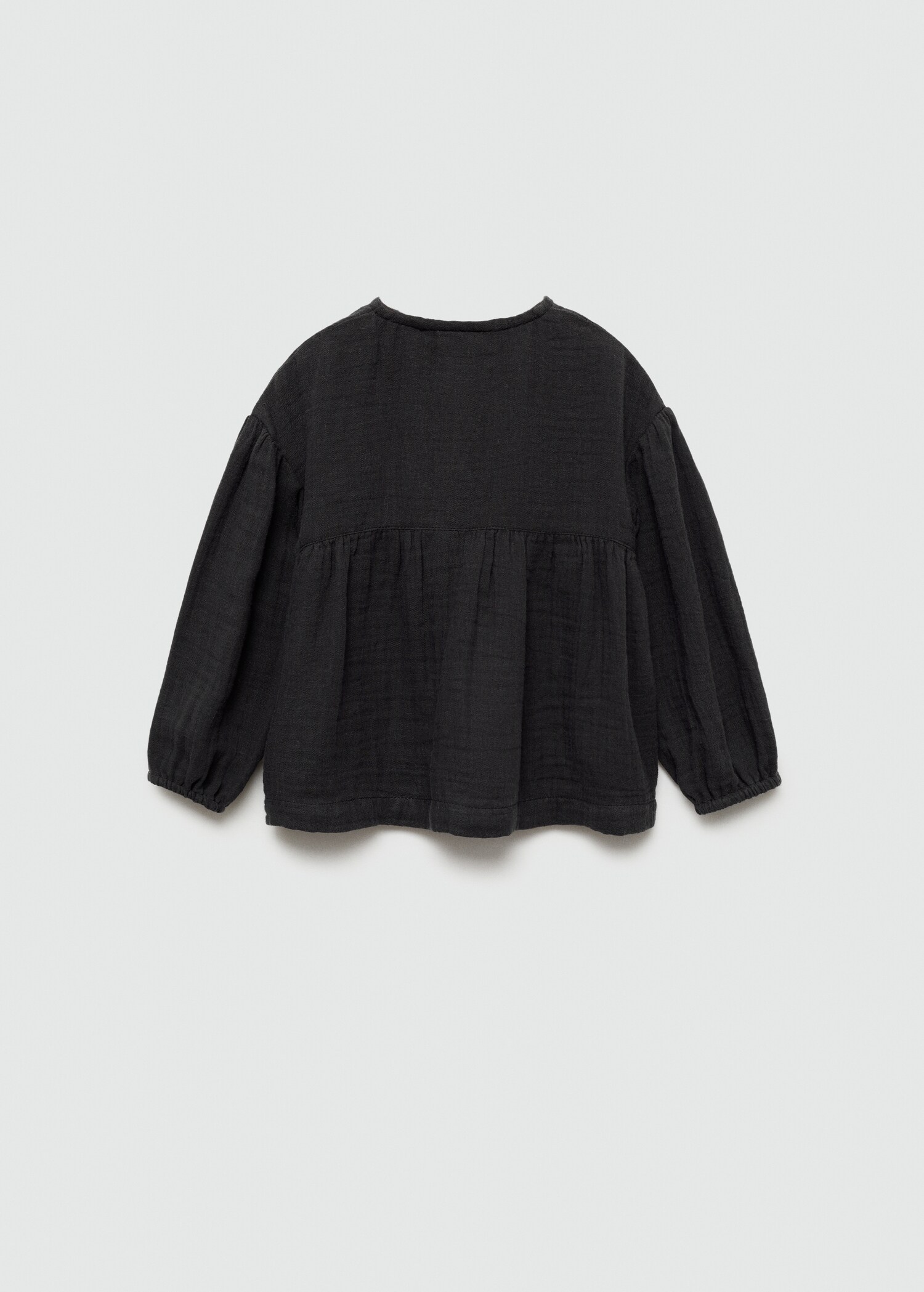 Cheesecloth cotton blouse - Reverse of the article